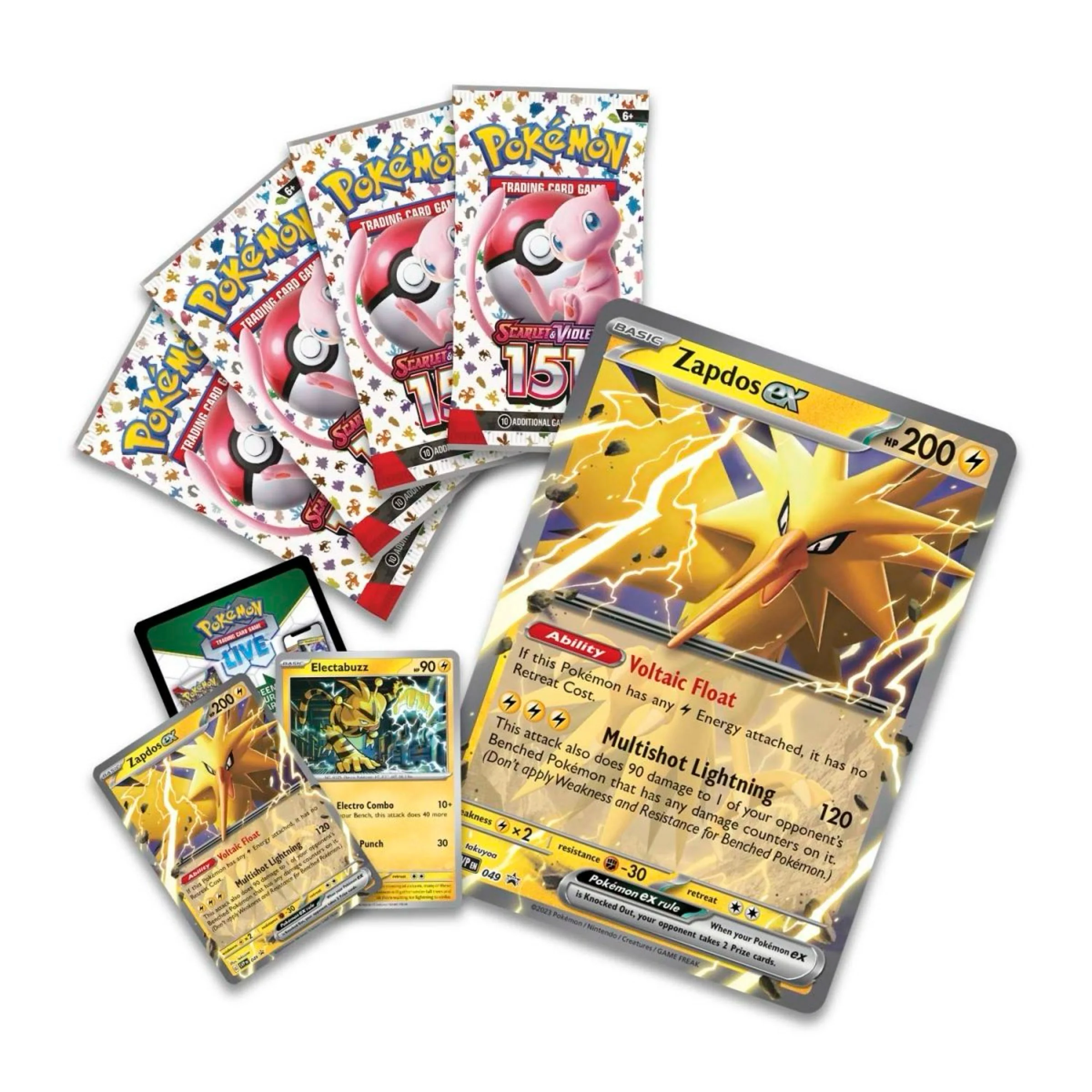 Pokemon TCG Scarlet & Violet - Zapdos EX Collection - Image 4