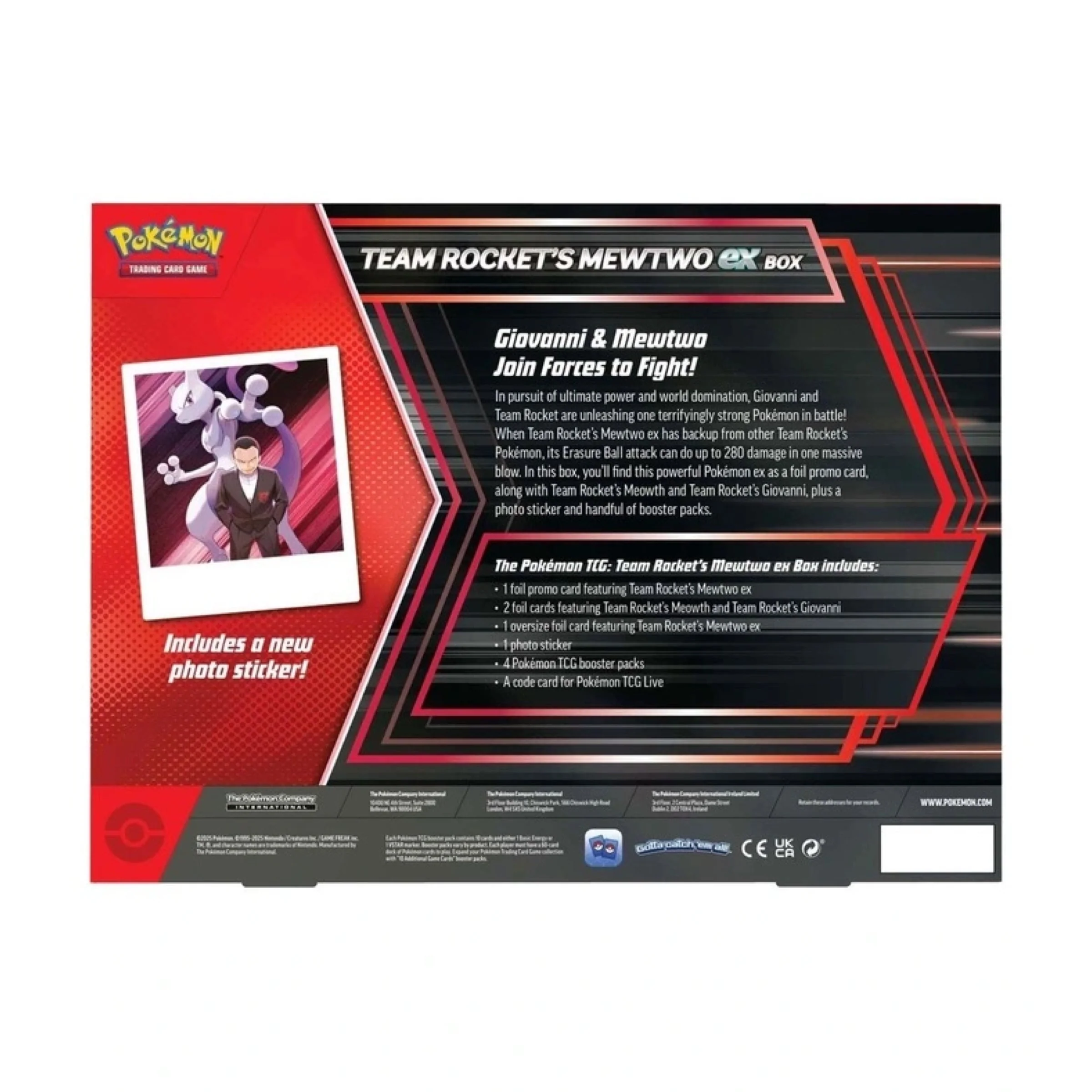 Pokemon TCG - Team Rocket's Mewtwo ex Box - Image 3