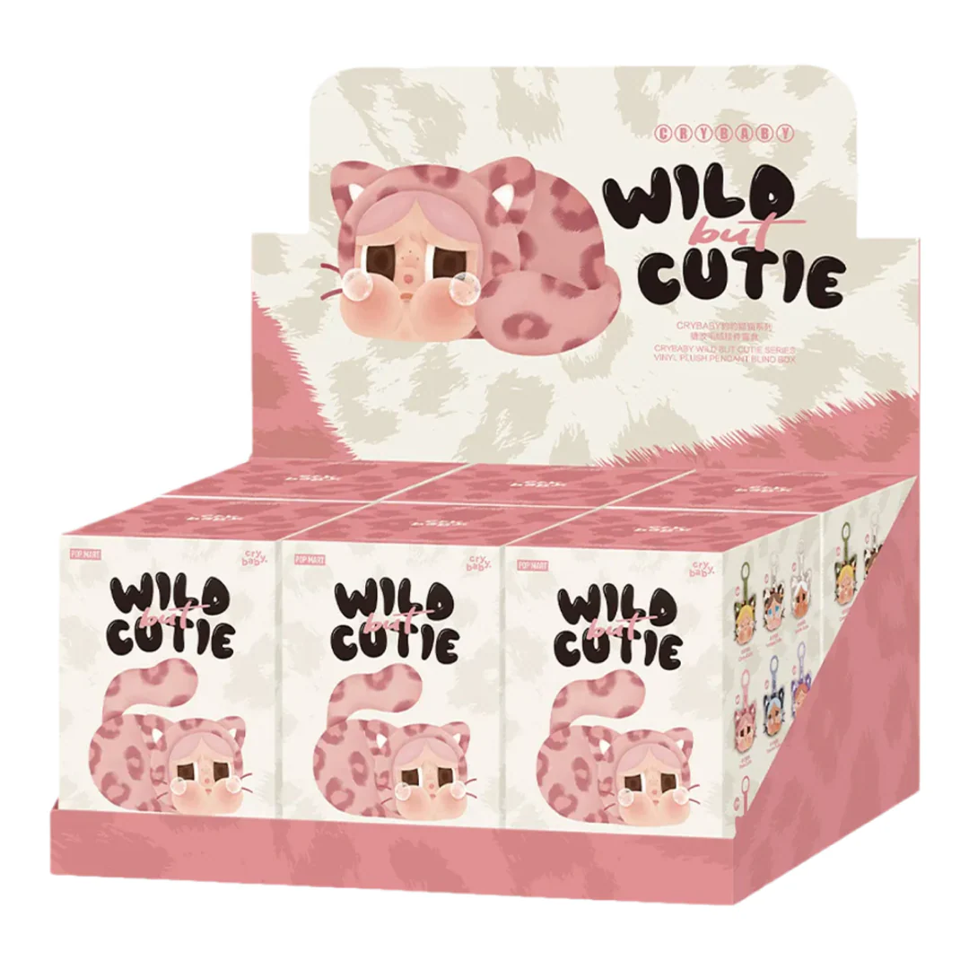 Pop Mart CRYBABY Wild but Cutie Series Vinyl Plush Pendant Blind Box - Image 2