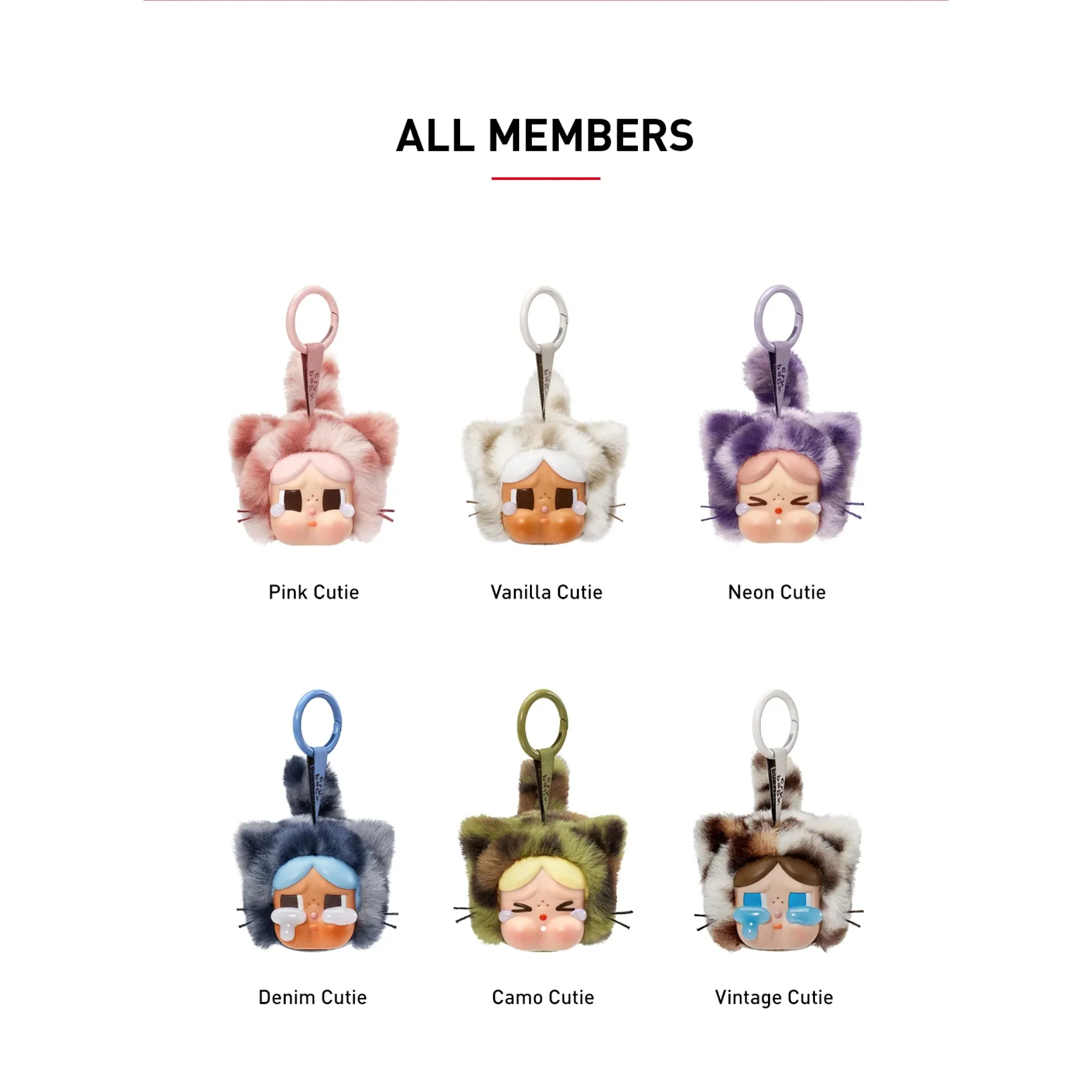 Pop Mart CRYBABY Wild but Cutie Series Vinyl Plush Pendant Blind Box - Image 3