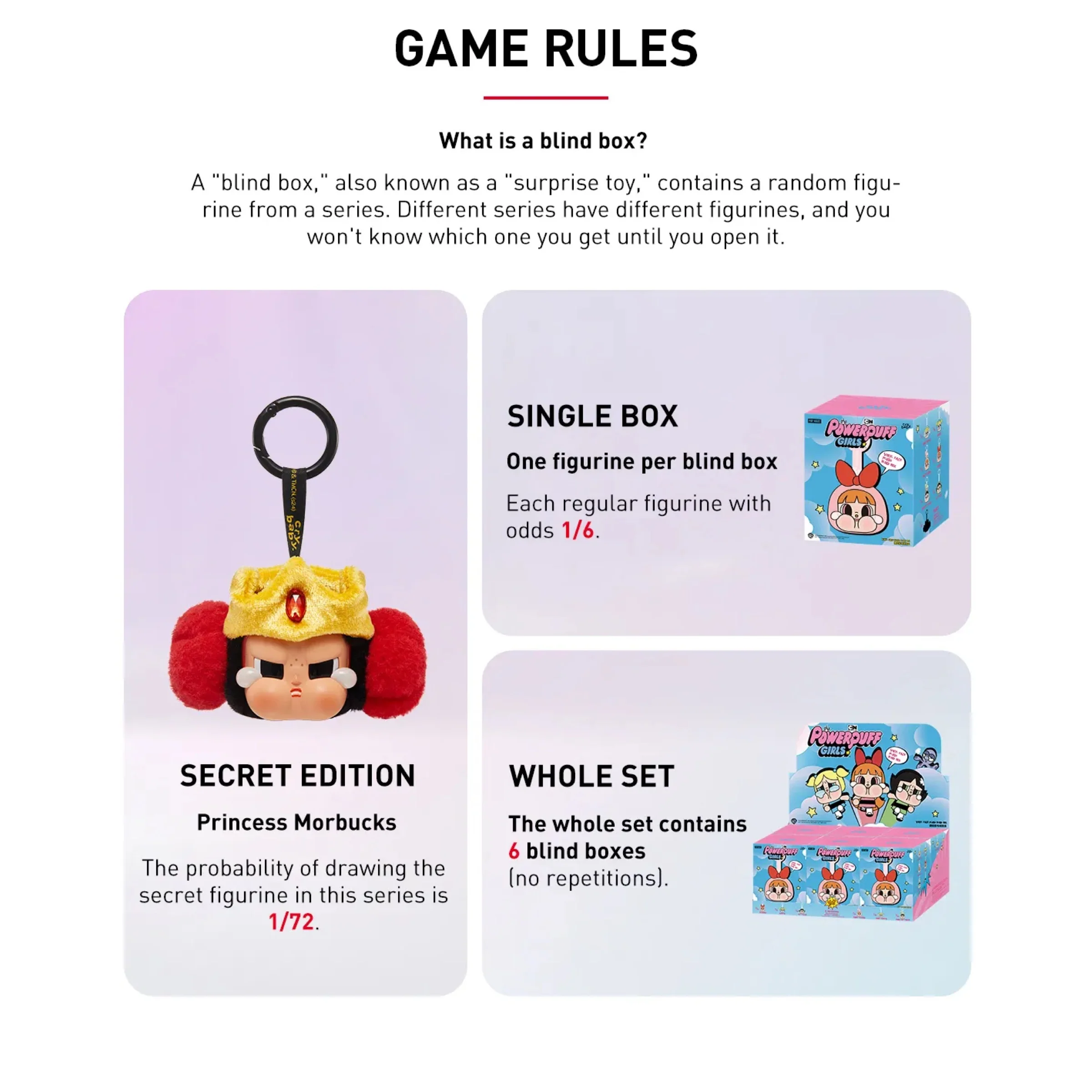 Pop Mart CryBaby x Powerpuff Girls Series Vinyl Face Plush Blind Box - Image 3