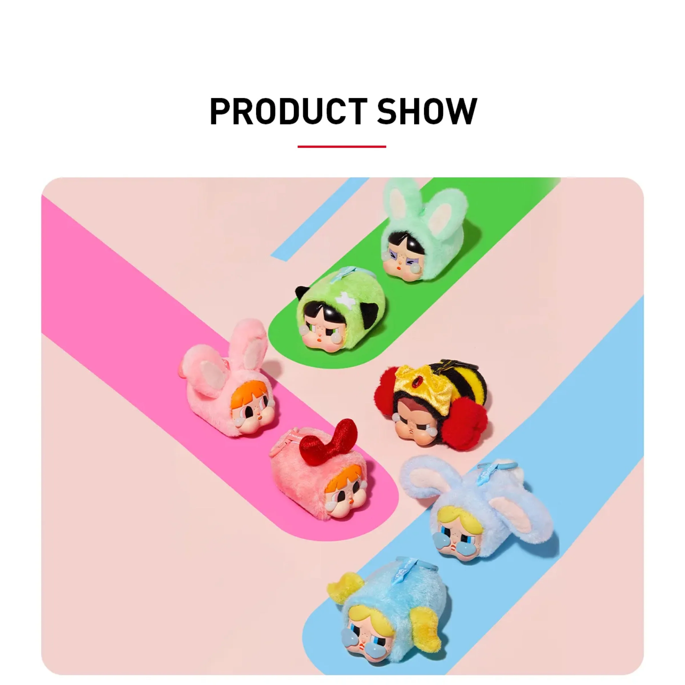 Pop Mart CryBaby x Powerpuff Girls Series Vinyl Face Plush Blind Box - Image 5