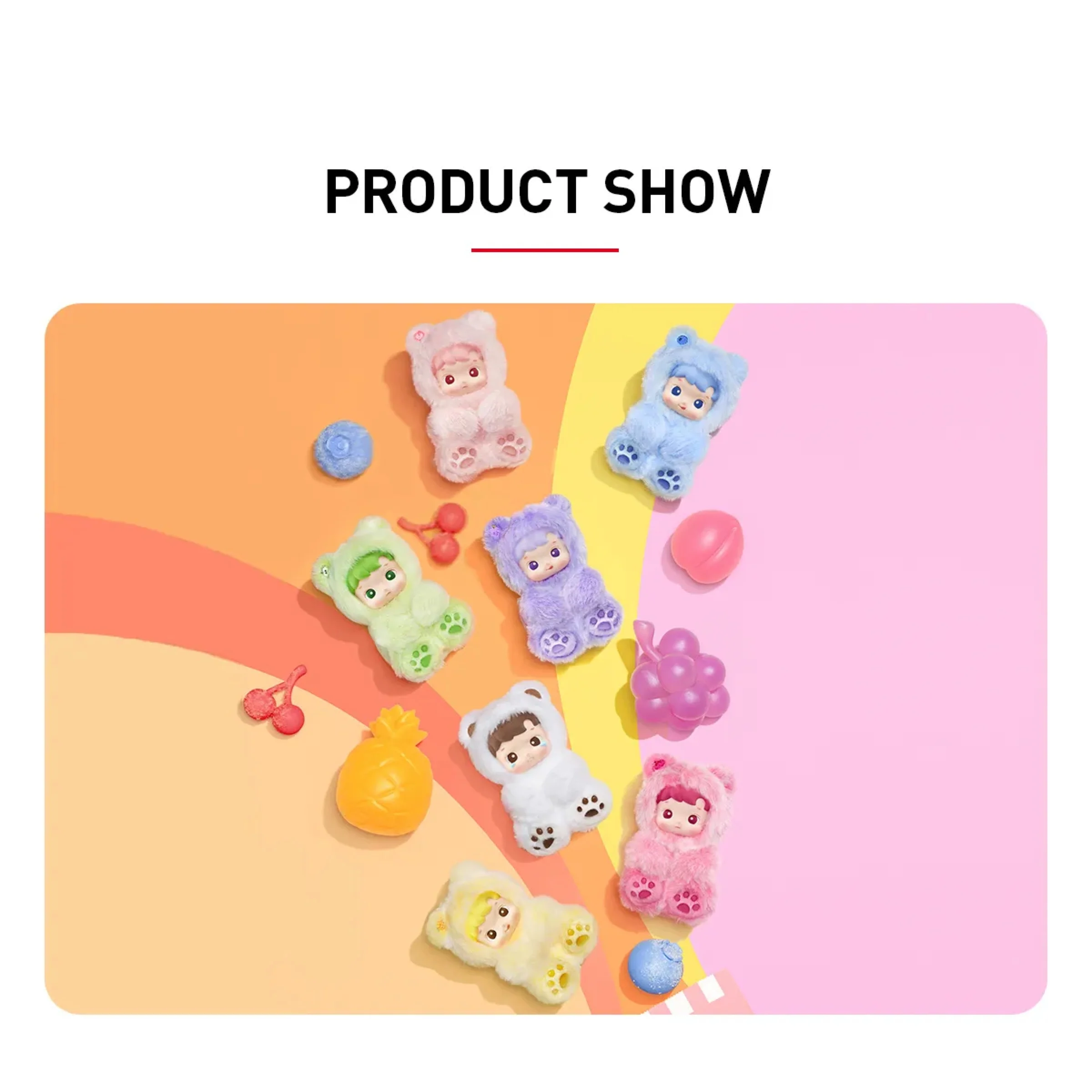 Pop Mart HACIPUPU Gummy Bear Series Vinyl Plush Pendant Blind Box - Image 5