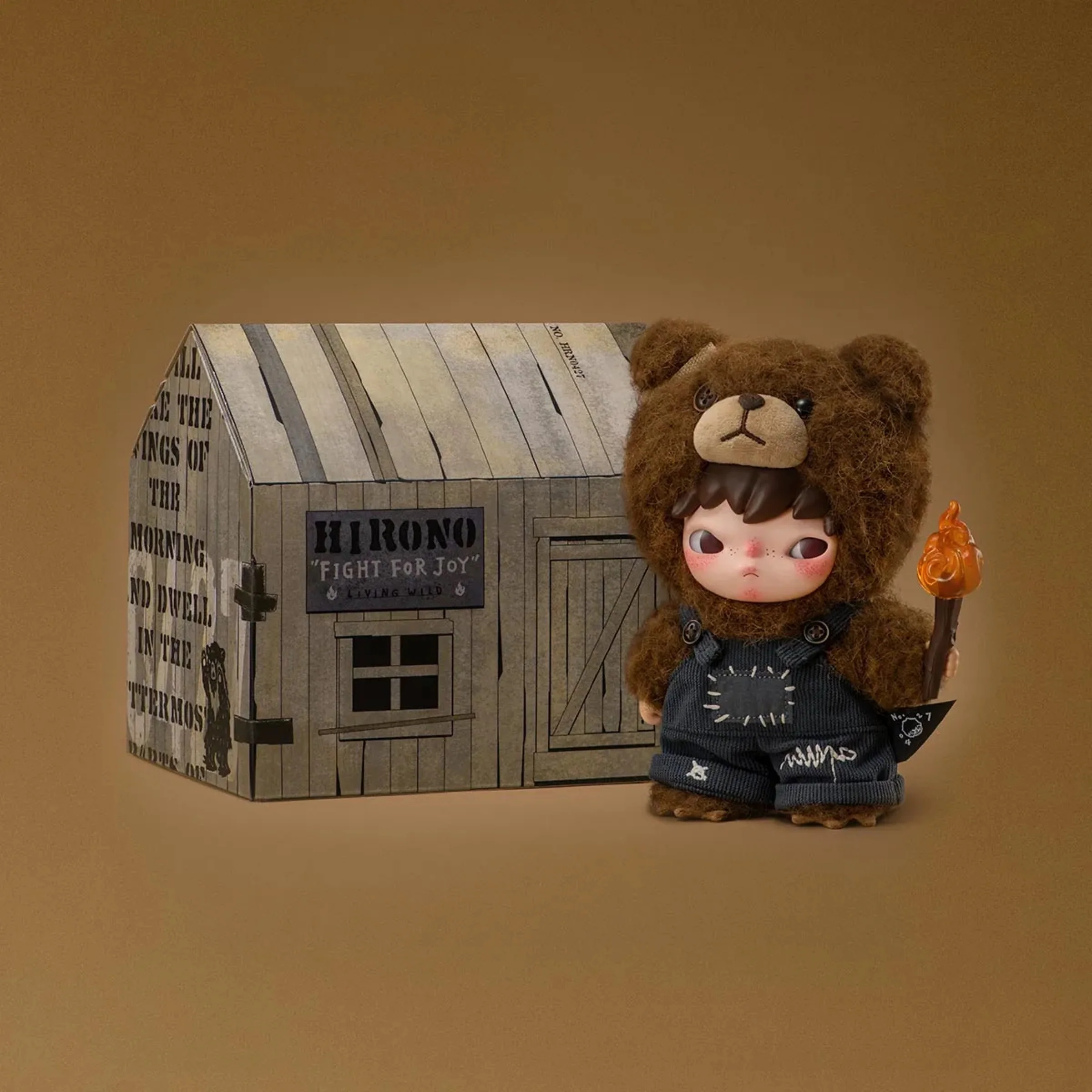 Pop Mart Hirono Living Wild-Fight for Joy Plush Doll - Image 2