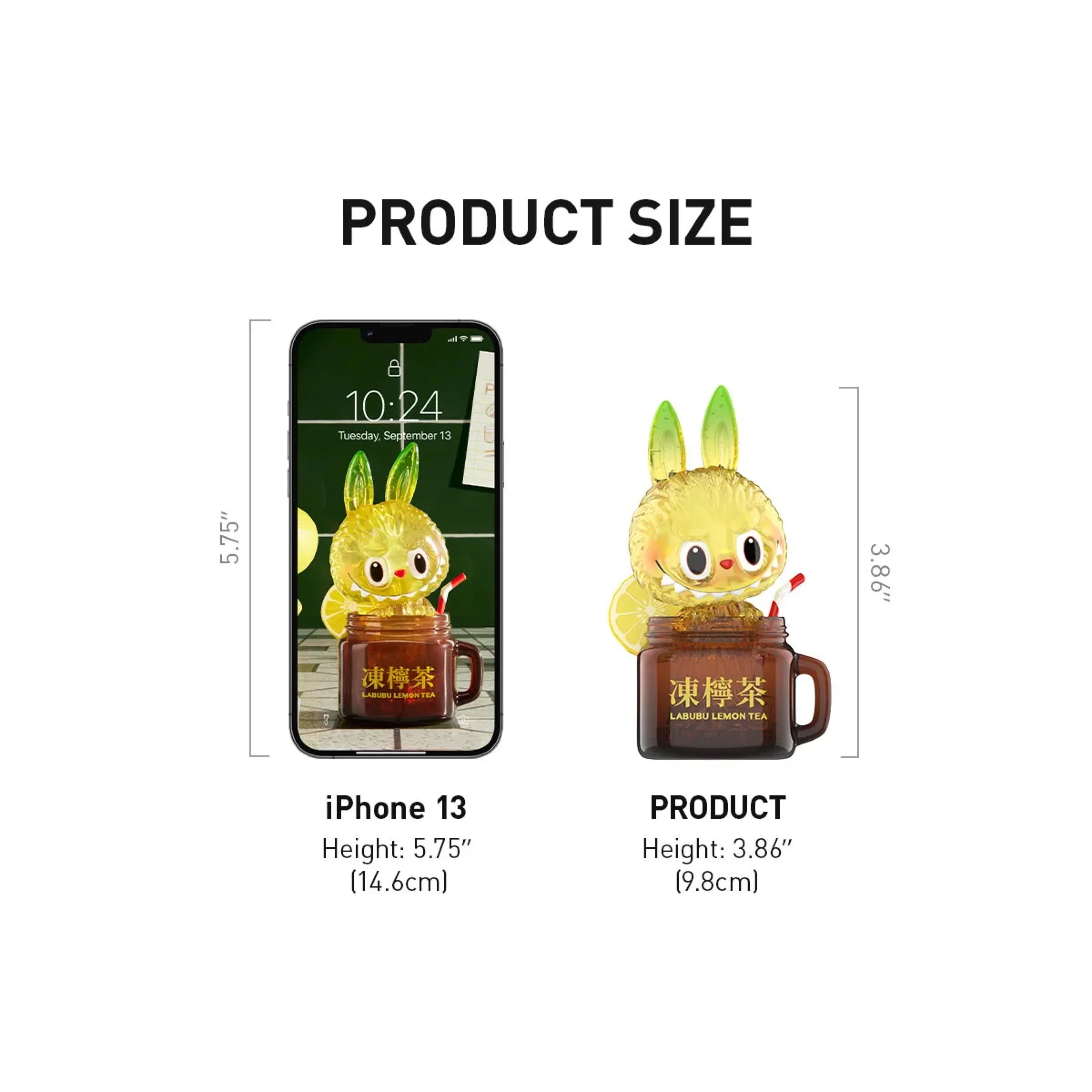 Pop Mart Labubu The Monsters Lemon Tea Figure - Image 3