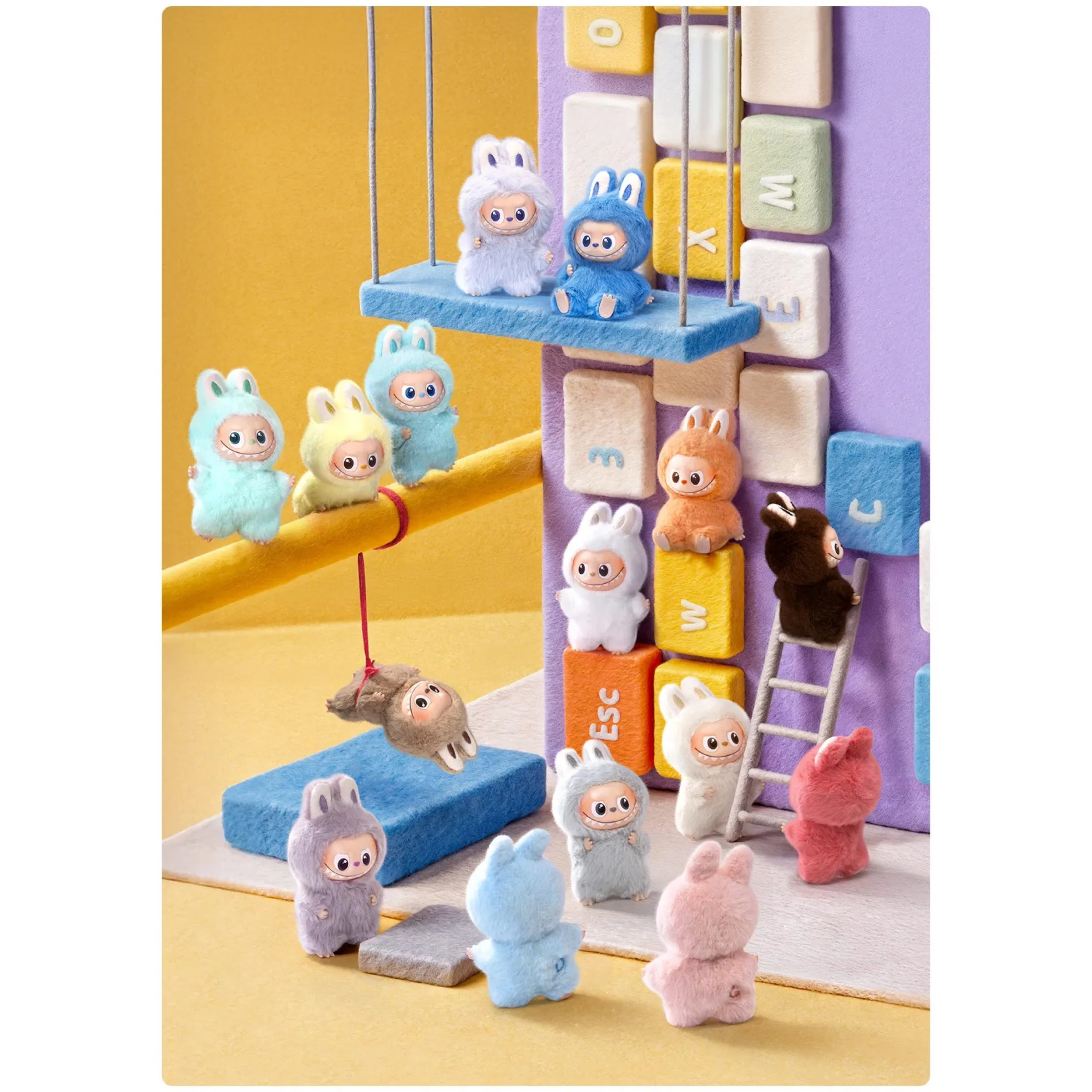 Pop Mart Labubu The Monsters Pin for Love Series Vinyl Plush Pendant Blind Box (N-Z) - Image 13