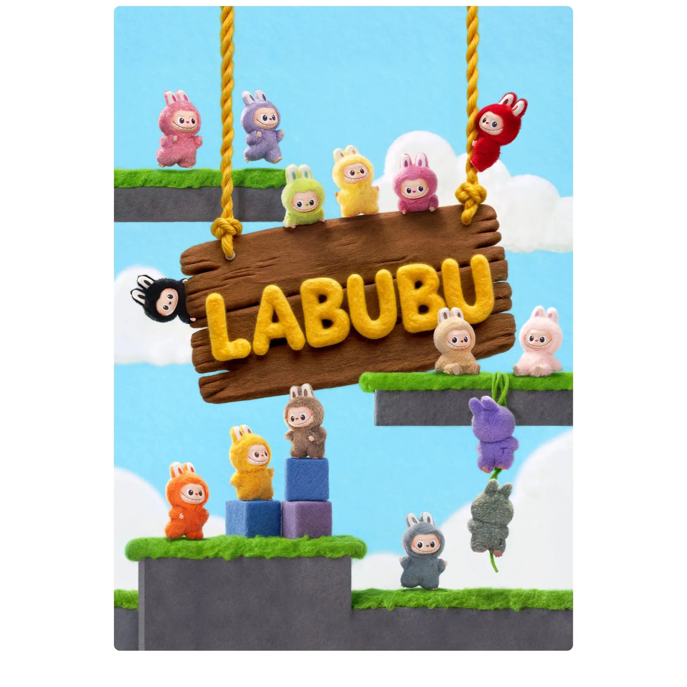 Pop Mart Labubu The Monsters Pin for Love Series Vinyl Plush Pendant Blind Box (N-Z) - Image 14