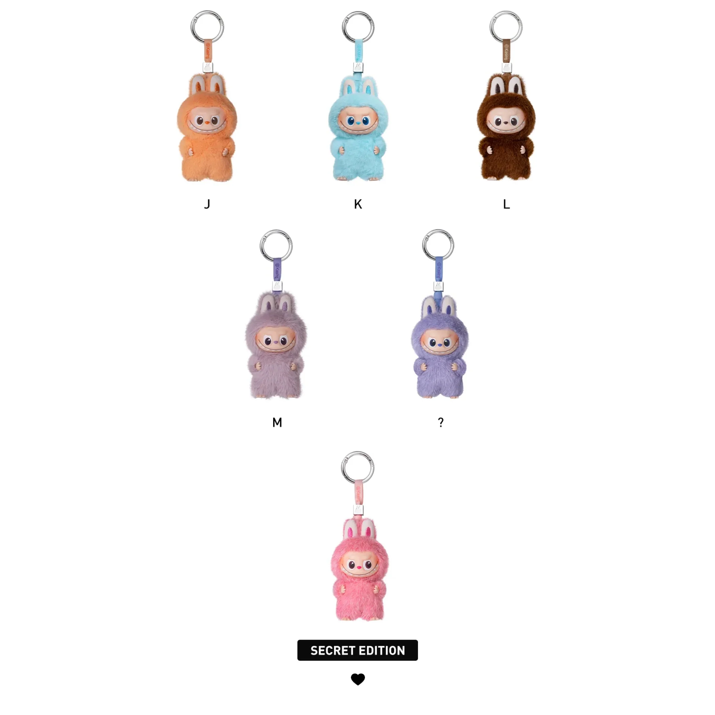 Pop Mart Labubu The Monsters Pin for Love Series Vinyl Plush Pendant Blind Box (A-M) - Image 4