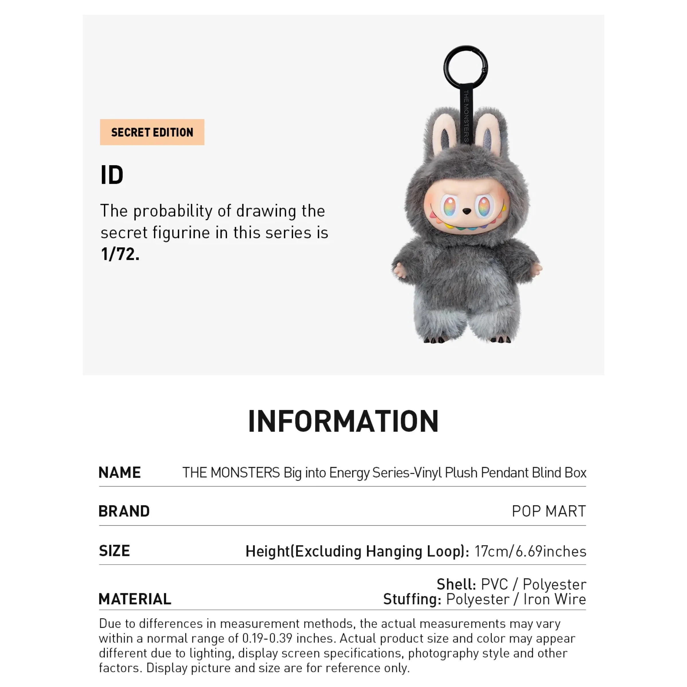 Pop Mart Labubu The Monsters V3 Big Into Energy Series Figure Blind Box - Image 4