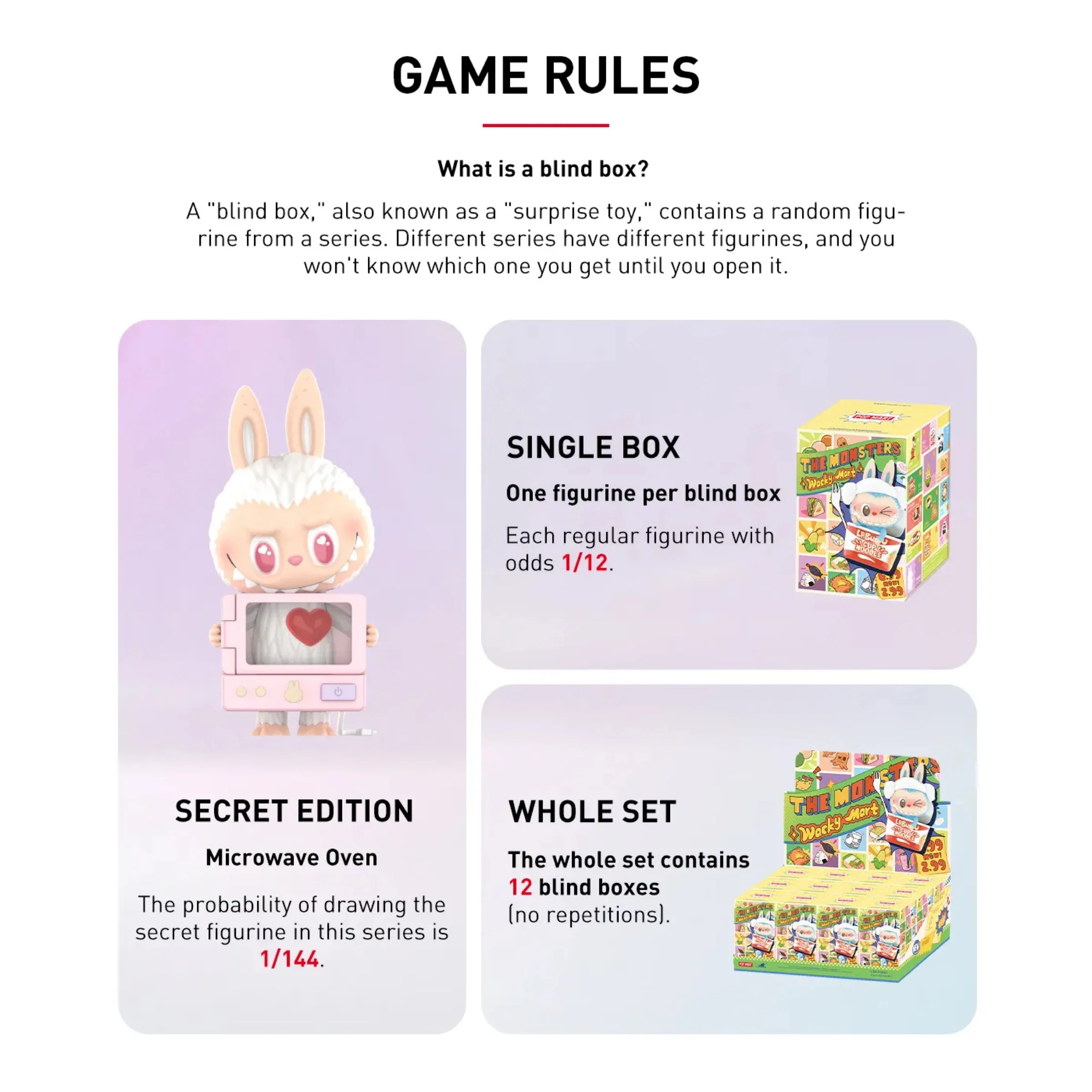 Pop Mart Labubu The Monsters Wacky Mart Series Cup Noodles Figure Blind Box - Image 4