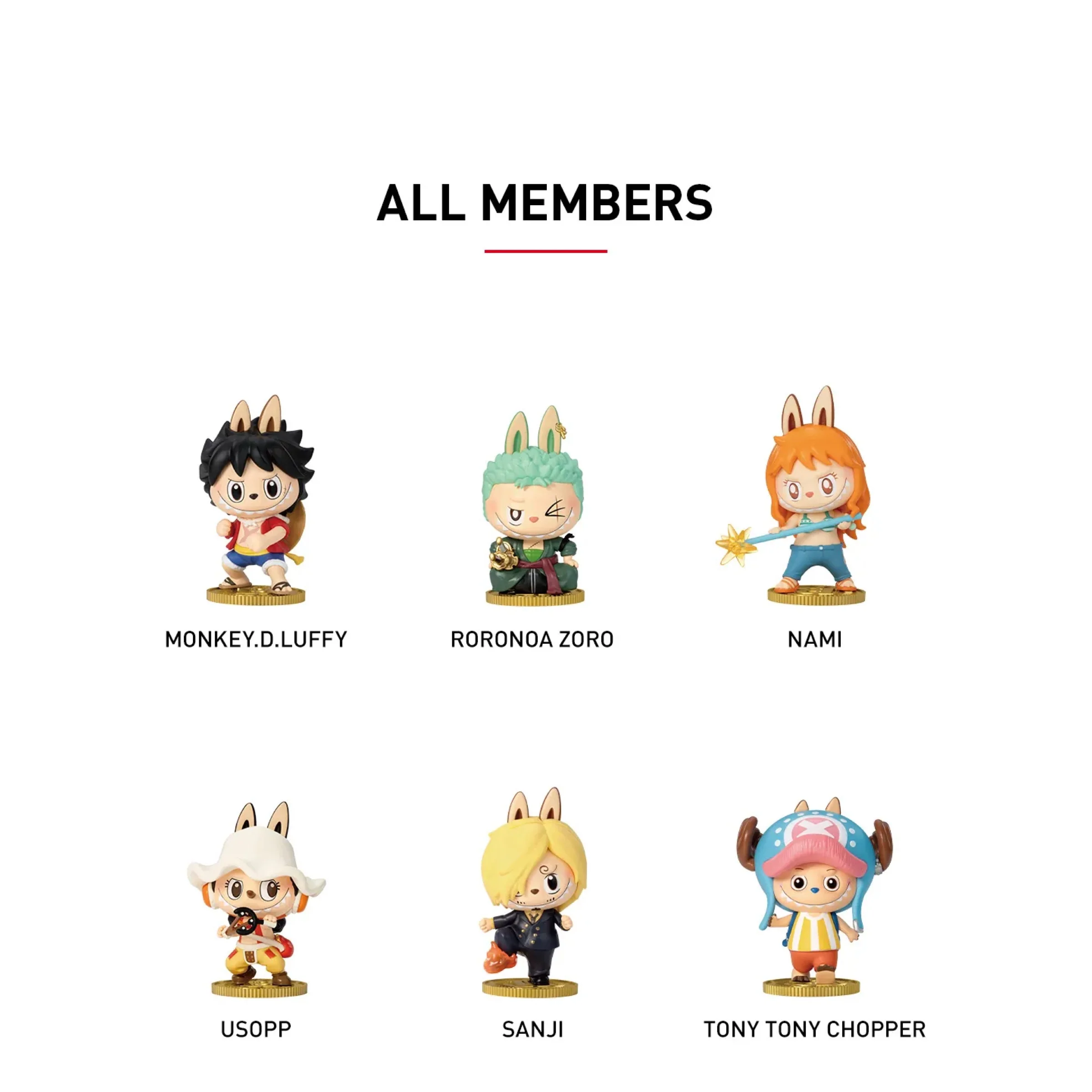 Pop Mart Labubu The Monsters x One Piece Series Blind Box - Image 2