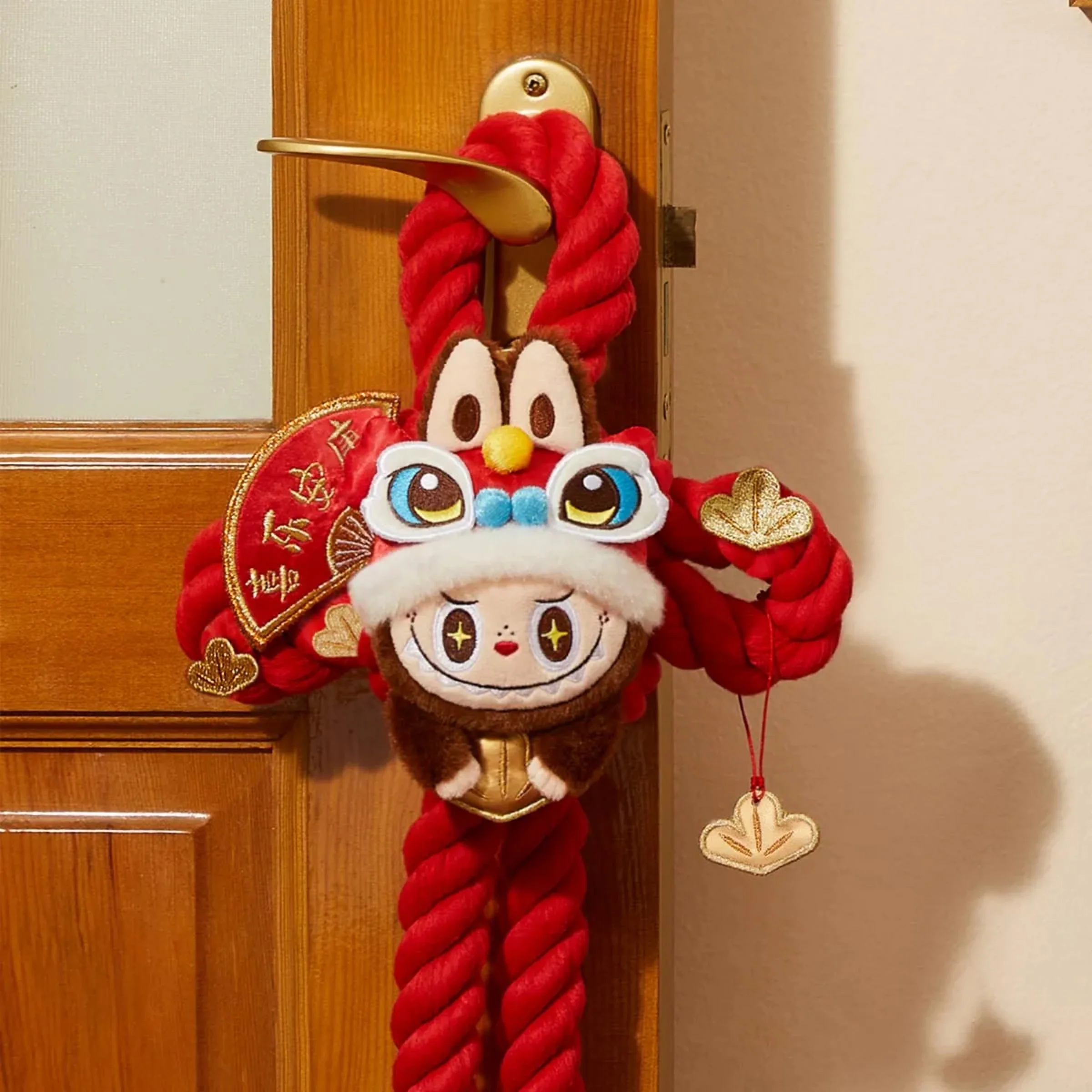 Pop Mart Labubu Wealthy Snake's New Year Celebration Series Plush Door Decoration - Image 4