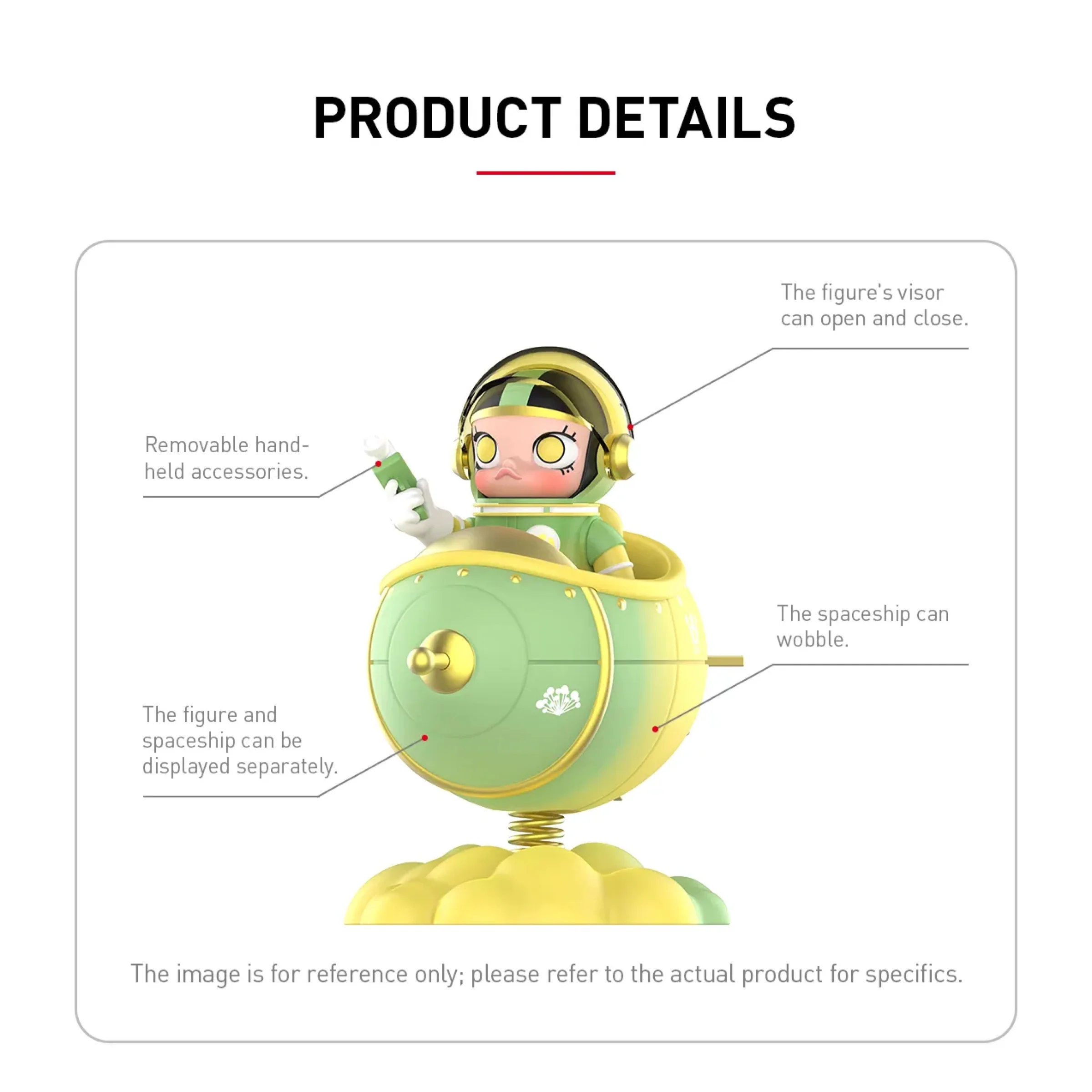 Pop Mart Mega Space Molly Blooming Series Golden Wattle 100% - Image 2