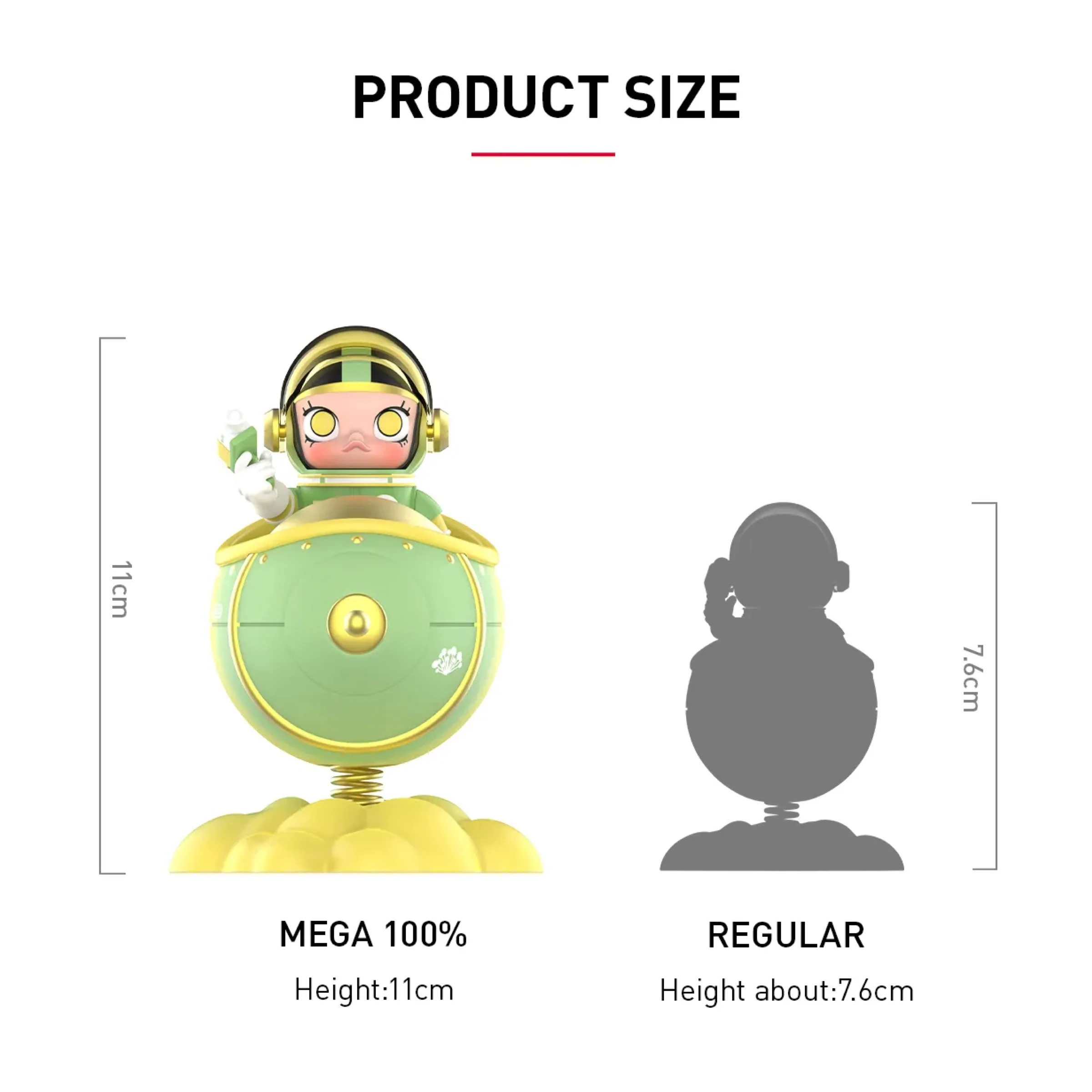 Pop Mart Mega Space Molly Blooming Series Golden Wattle 100% - Image 3