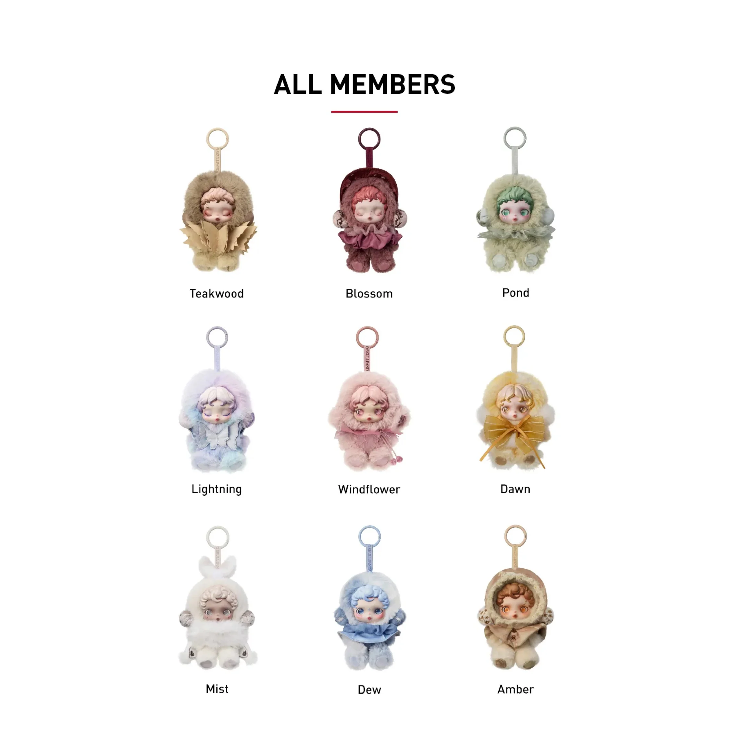 Pop Mart SKULLPANDA L'impressionnisme Series Plush Pendant Blind Box - Image 3