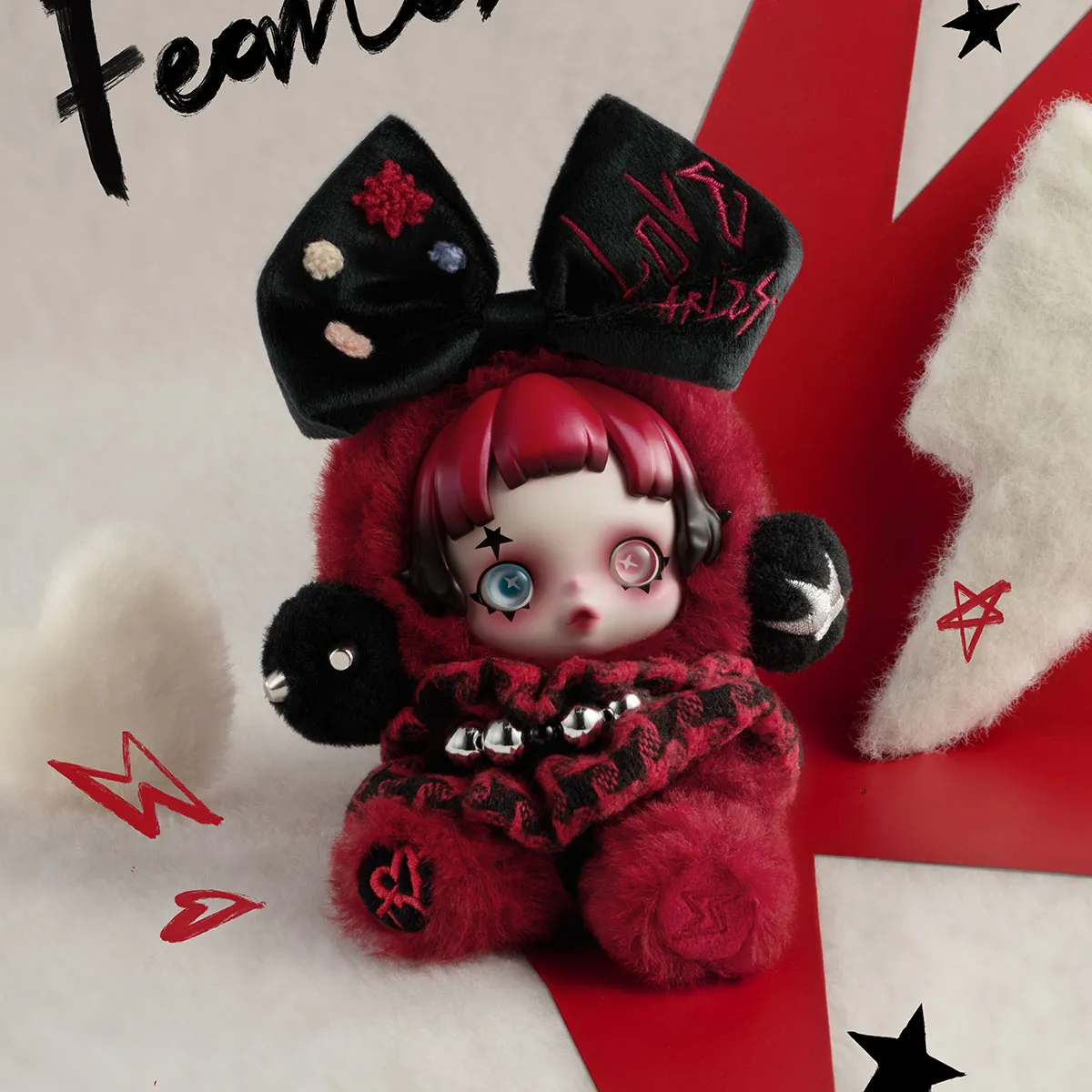 Pop Mart SKULLPANDA Plush-6kHz - Image 2