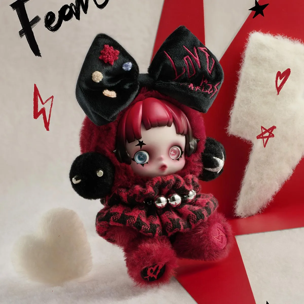 Pop Mart SKULLPANDA Plush-6kHz - Image 3