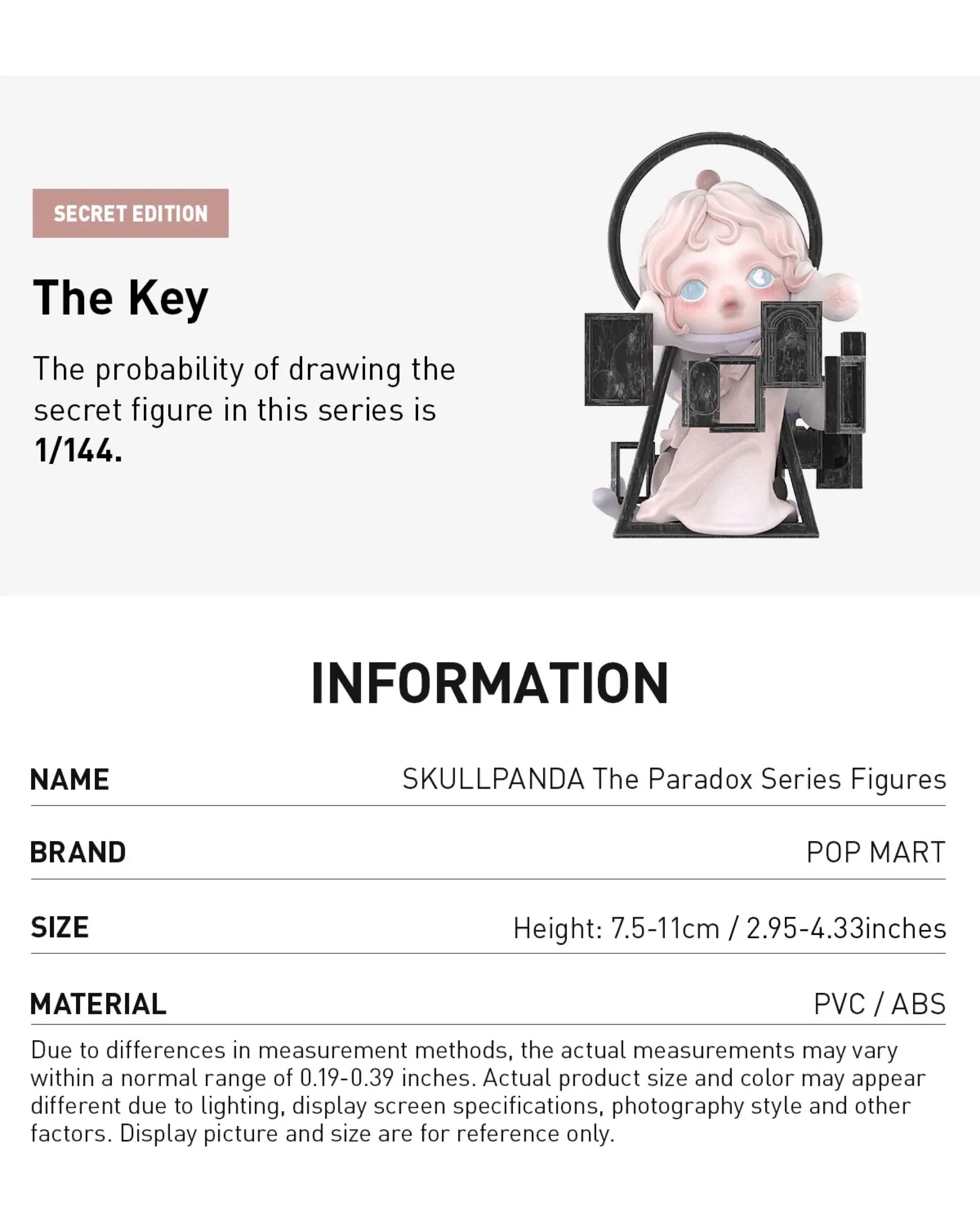 Pop Mart SKULLPANDA The Paradox Series Figures Blind Box - Image 4