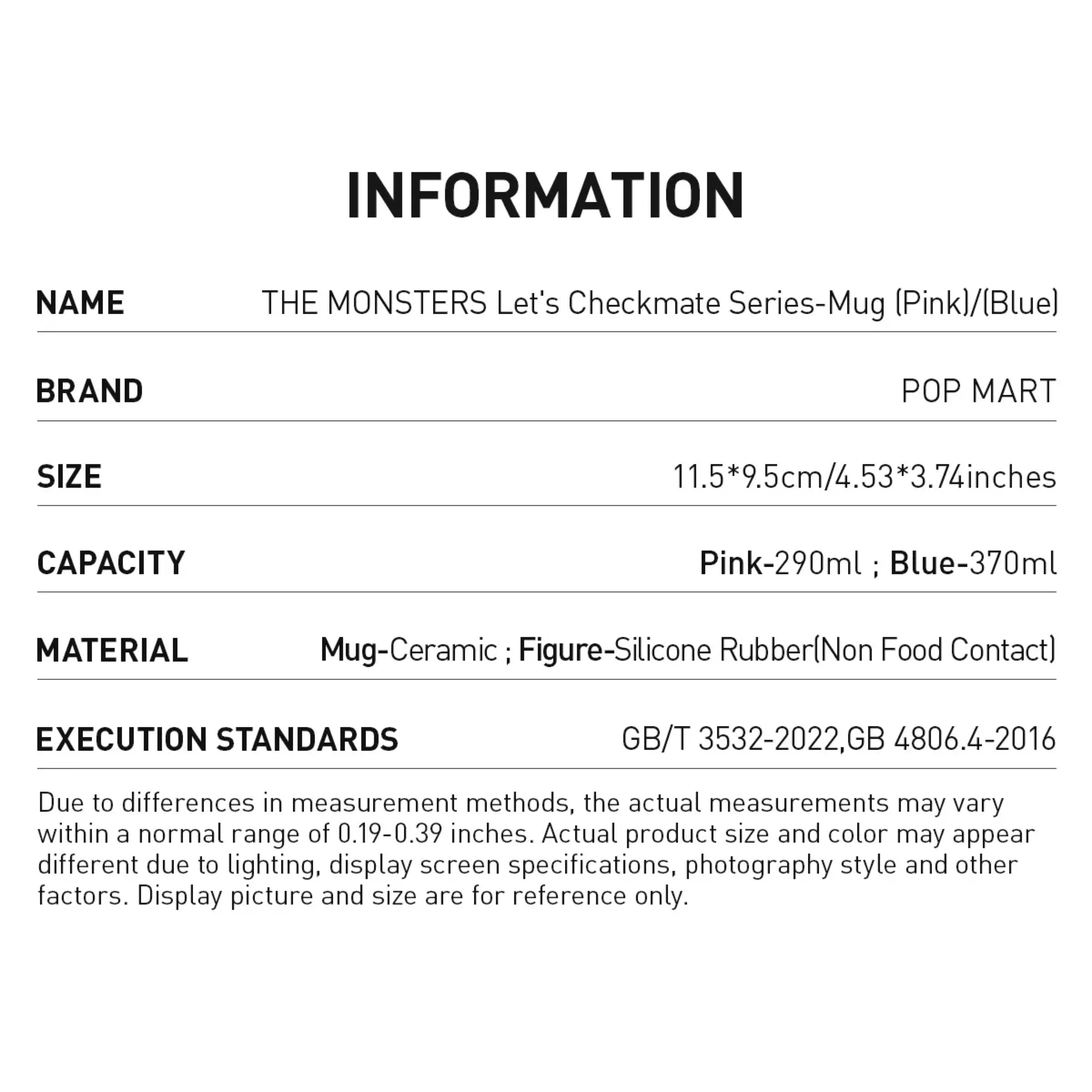 Pop Mart The Monsters Let's Checkmate Series Mug - Blue - Image 4