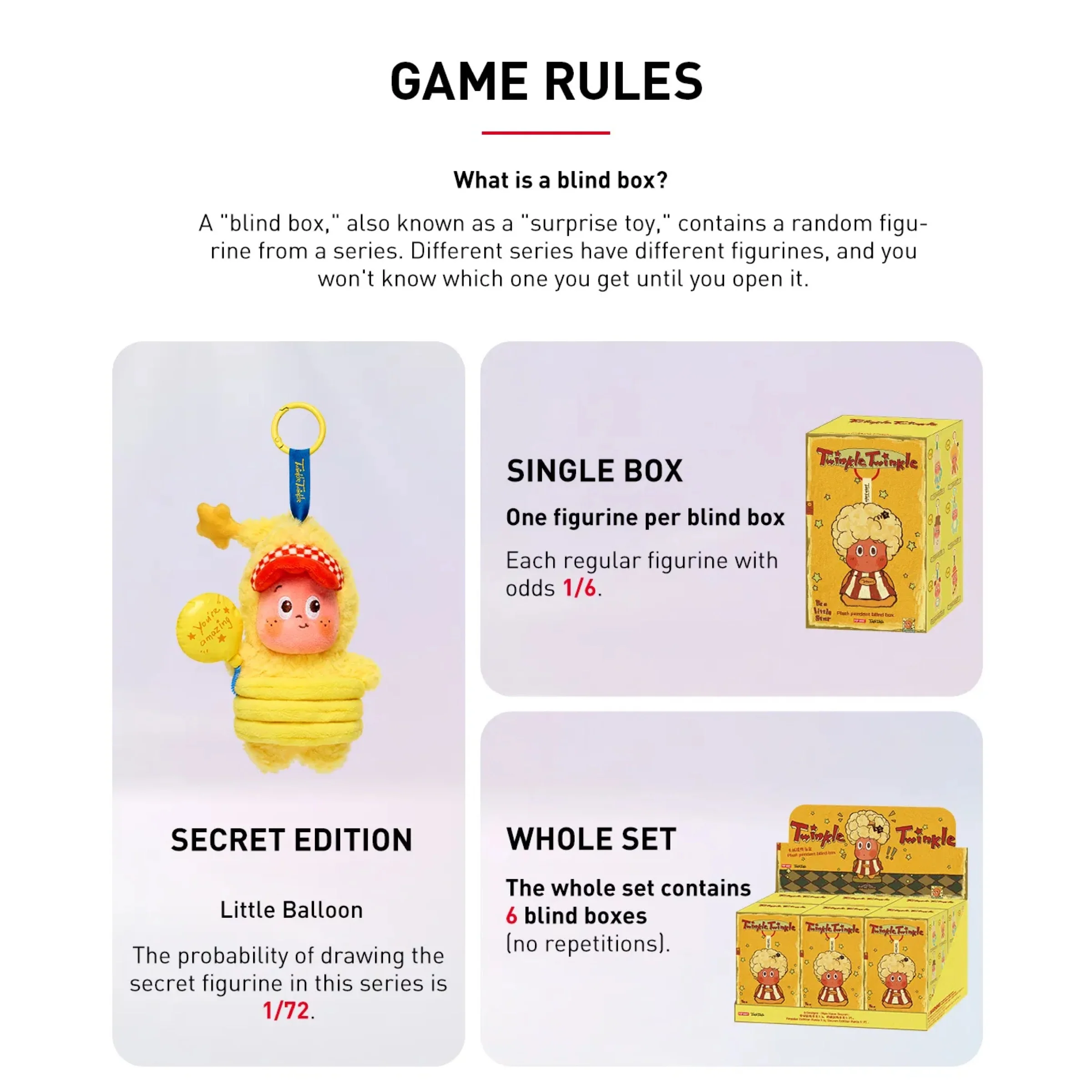 POP MART Twinkle Twinkle Be a Little Star Series Plush Pendant Blind Box - Image 3