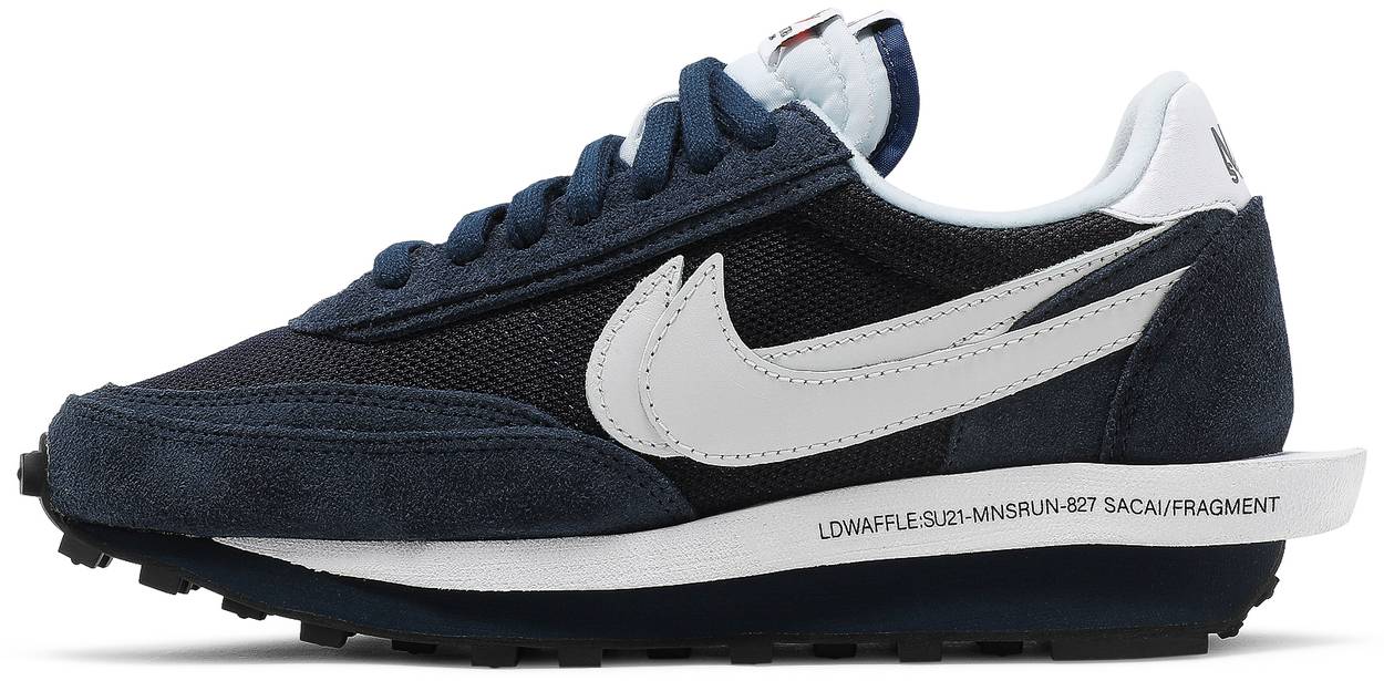 Sacai x Nike LD Waffle SF 'Fragment Blue Void' - Image 2