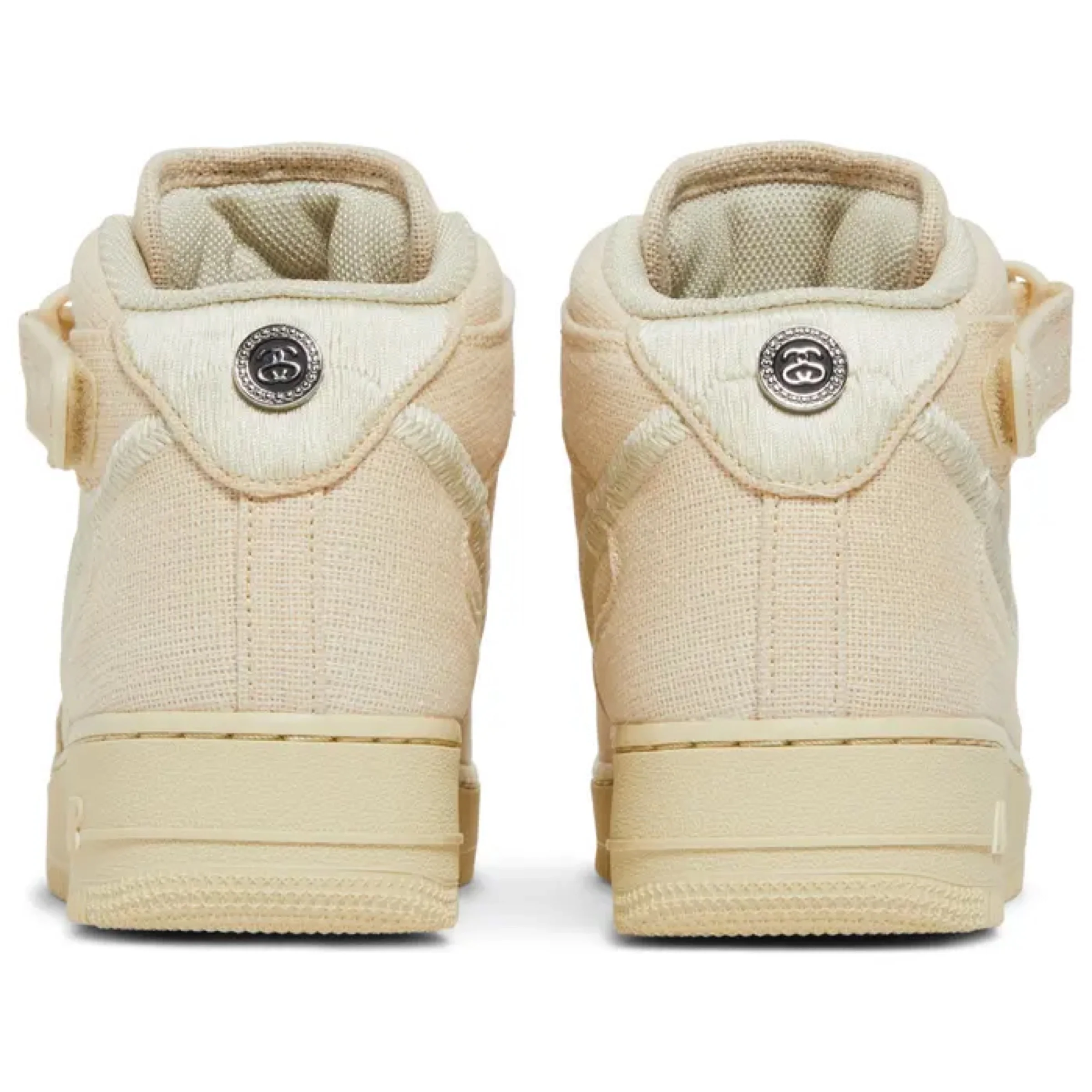 Stussy x Nike Air Force 1 Mid 'Fossil' - Image 4