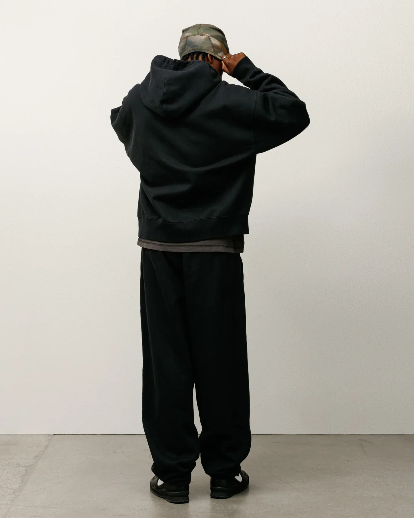 Stussy x Nike Fleece Pant - Black (FW25) - Image 5
