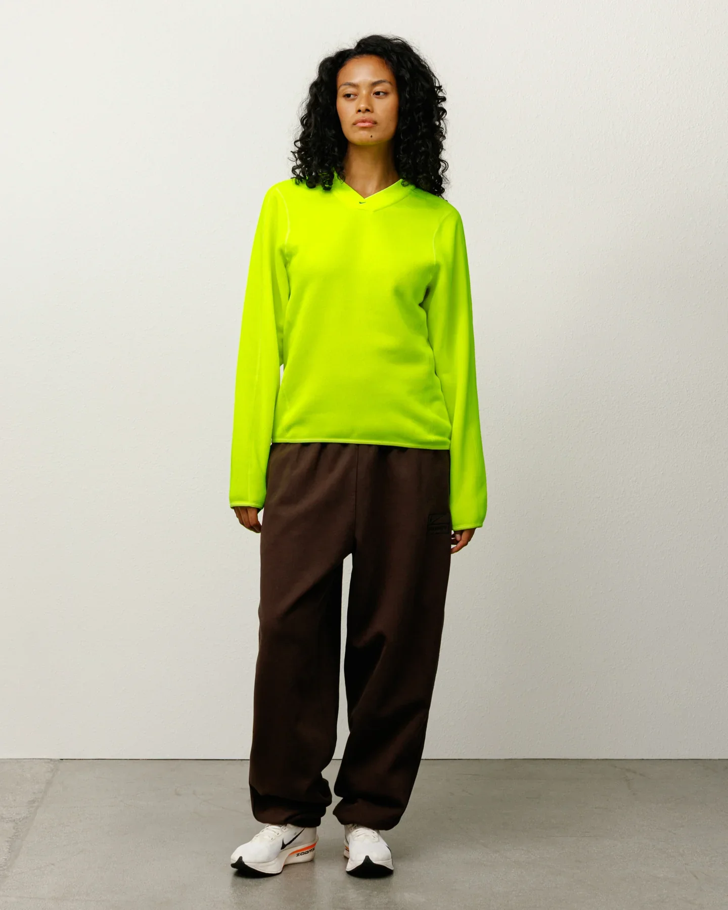 Stussy x Nike Fleece Pant - Dark Cinder (FW25) - Image 5