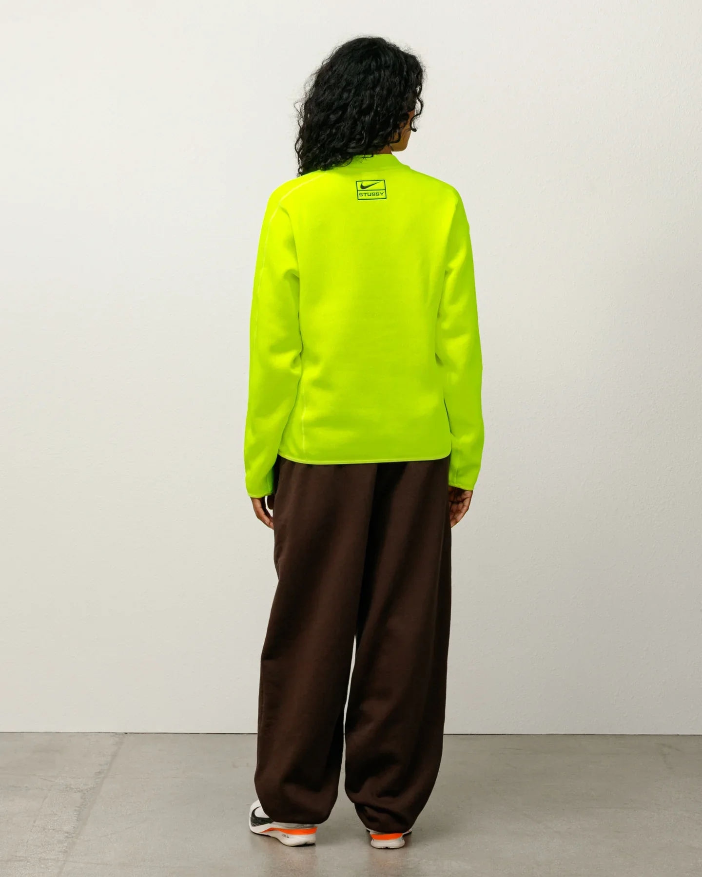 Stussy x Nike Fleece Pant - Dark Cinder (FW25) - Image 6