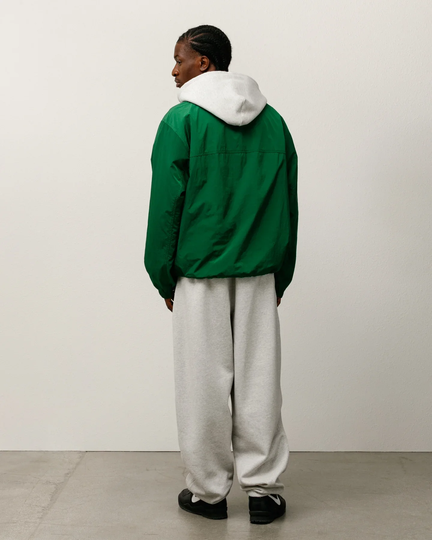 Stussy x Nike Fleece Pant - Grey Heather (FW25) - Image 4