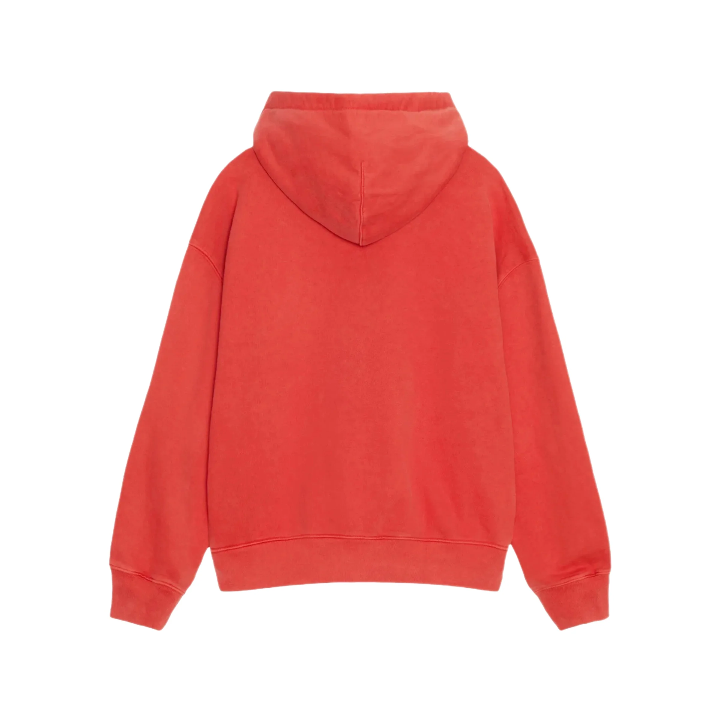 Stussy x Nike Pigment Dyed Fleece Zip Hoodie - Habanero Red - Image 2