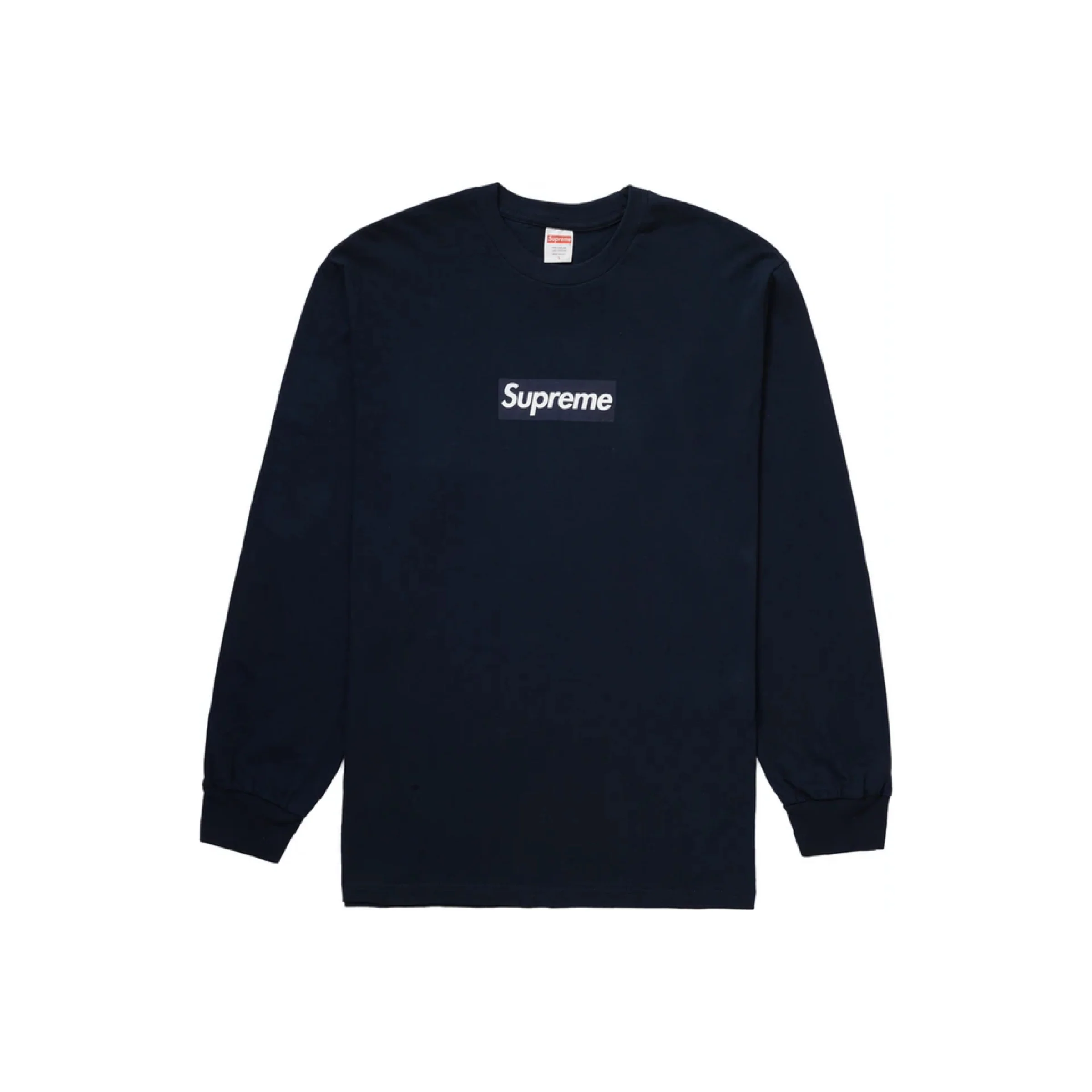 Supreme Box Logo L/S Tee - Navy (FW20)
