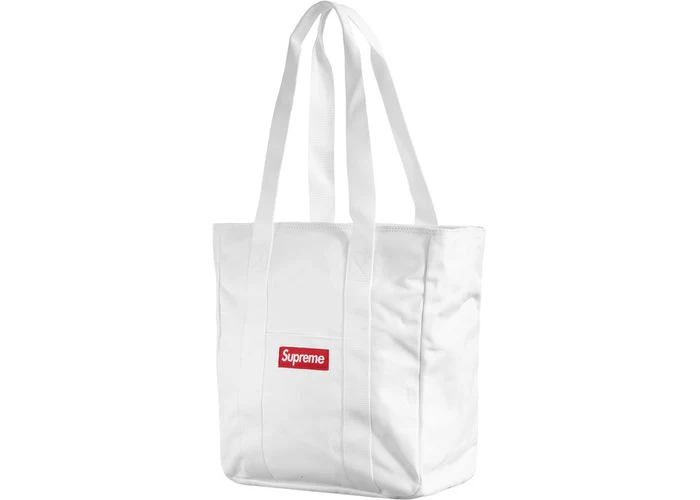 Supreme Canvas Tote - White (FW20) - Image 2