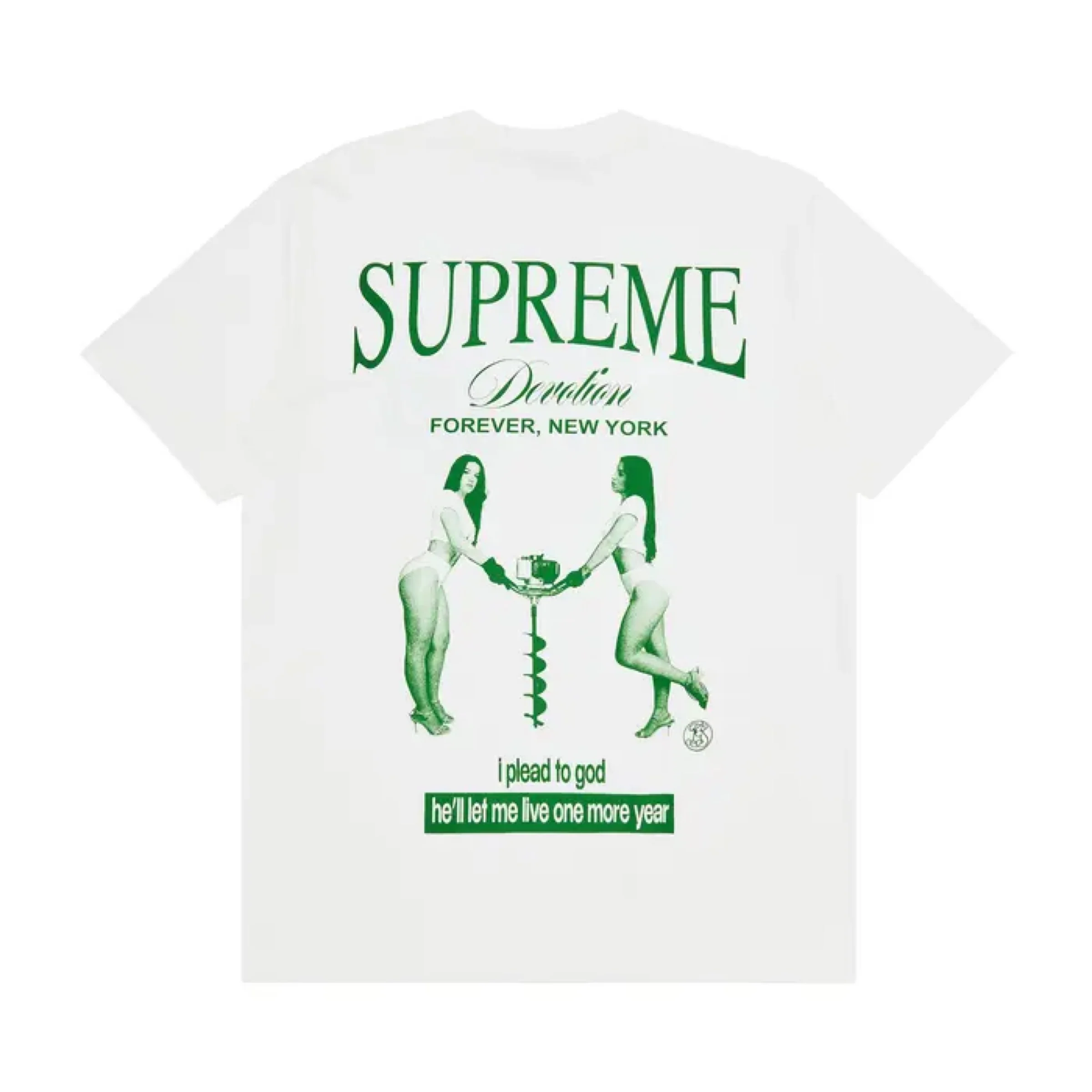Supreme Devotion Tee - White (FW25) - Image 2