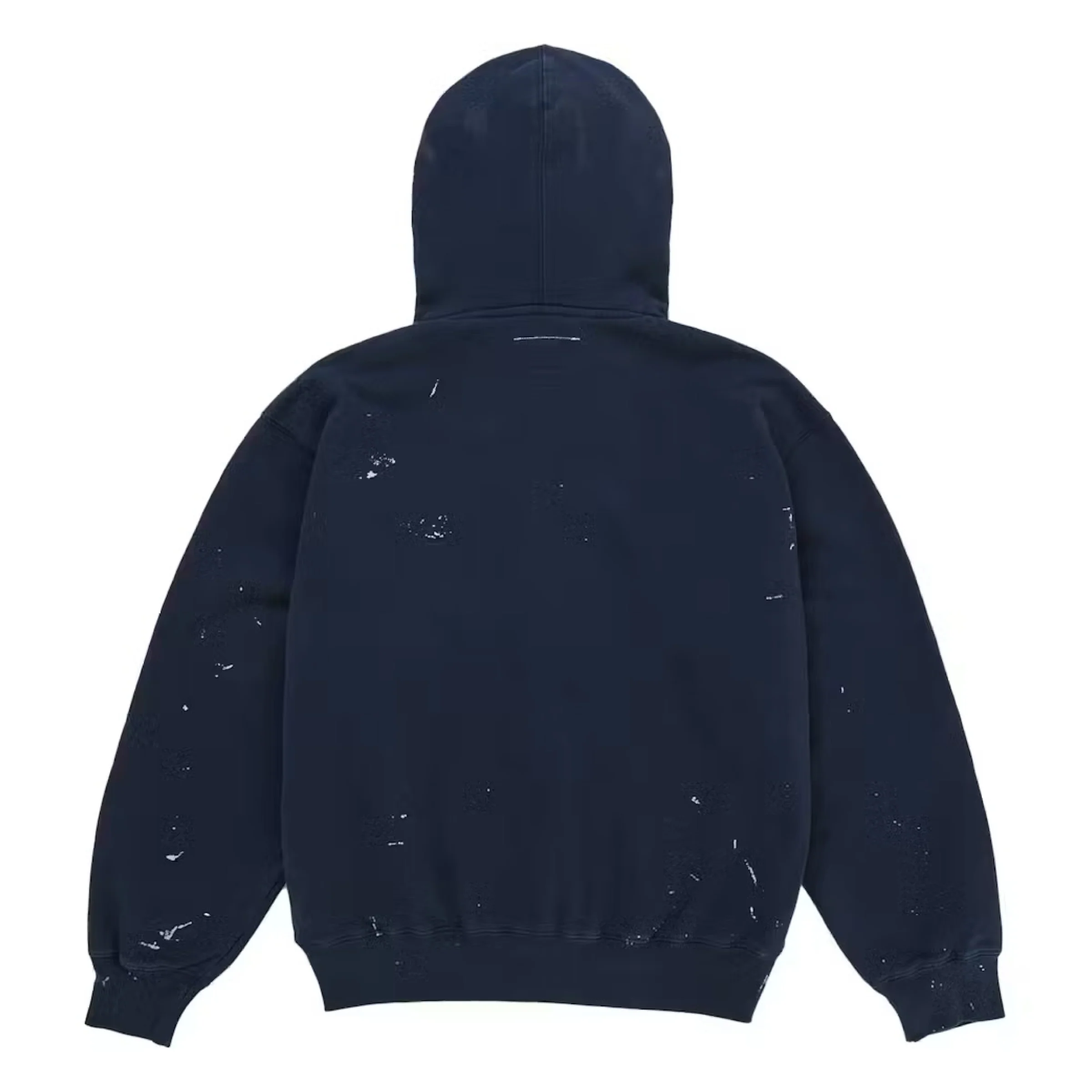 Supreme MM6 Maison Margiela Box Logo Zip Up Hoodie - Navy - Image 3