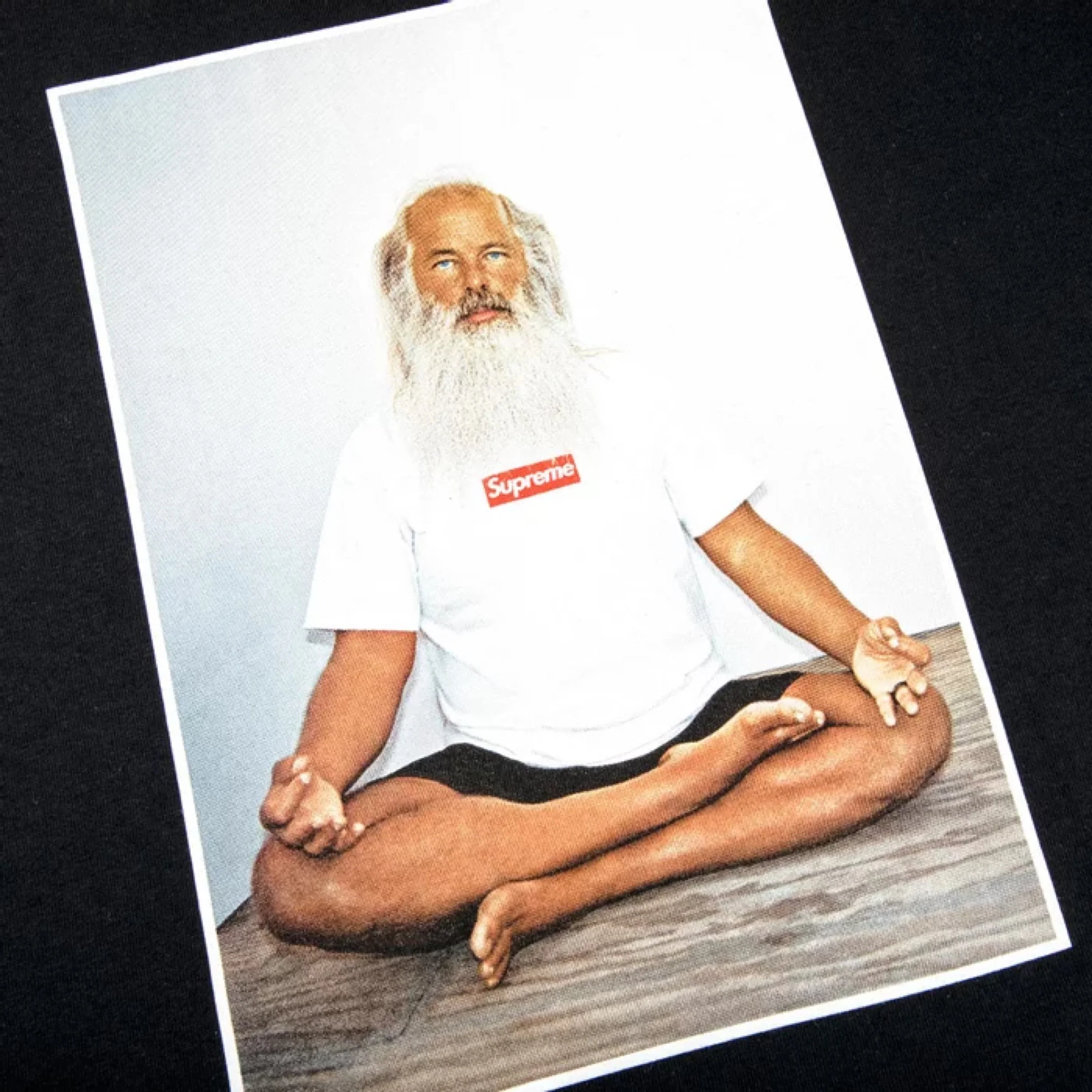 Supreme Rick Rubin Tee - Black (FW21) - Image 2
