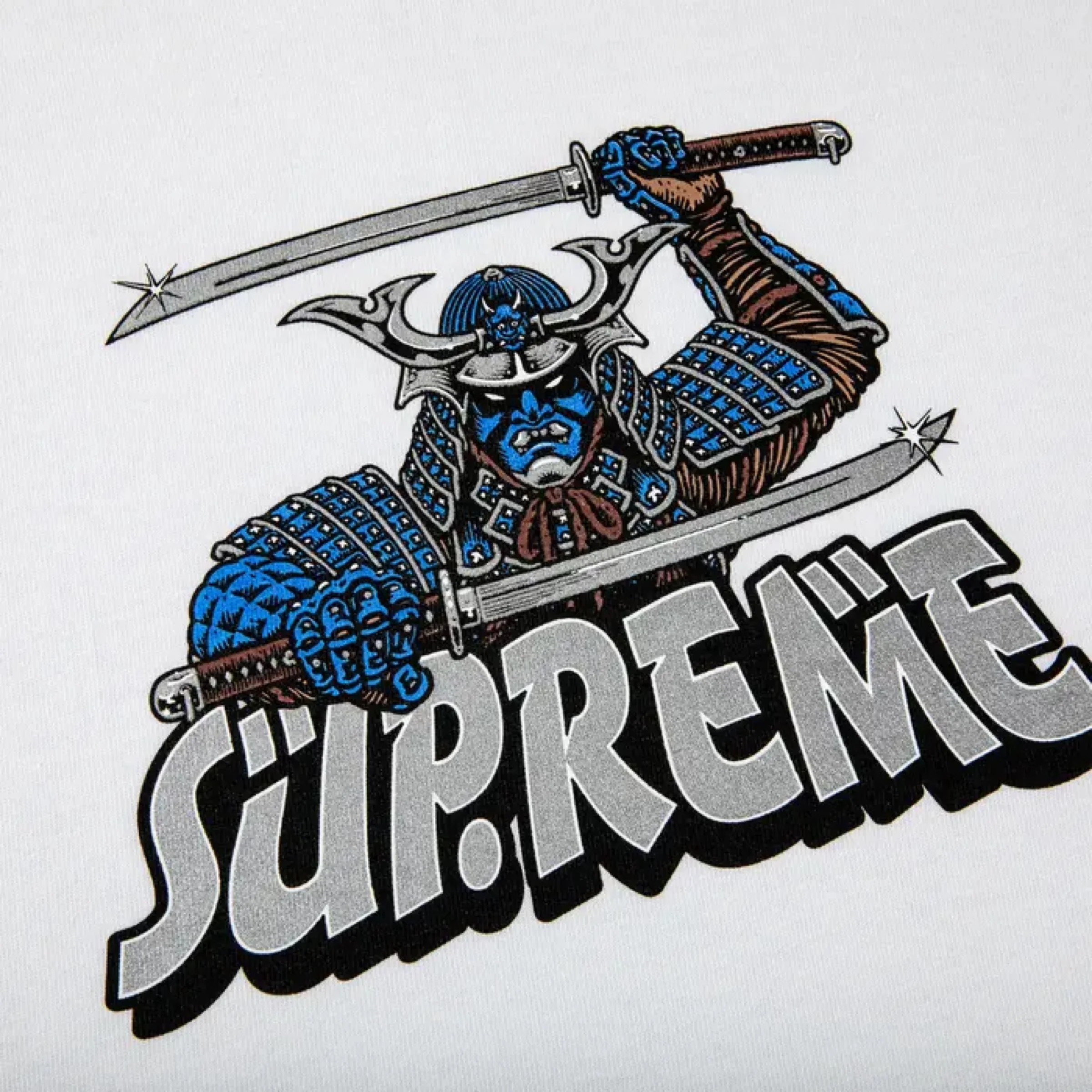 Supreme Samurai Tee - White (FW21) - Image 2