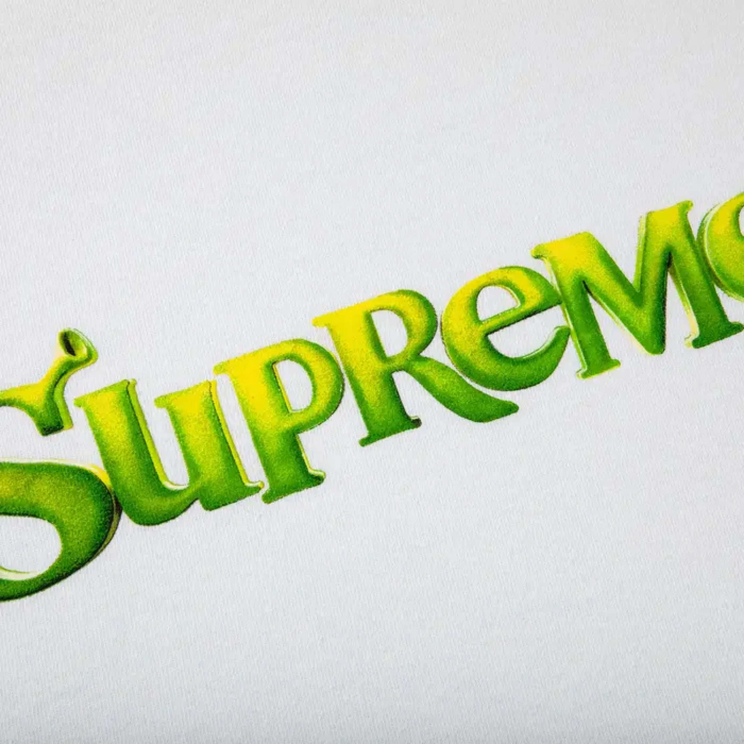 Supreme Shrek Tee - White (FW21) - Image 2