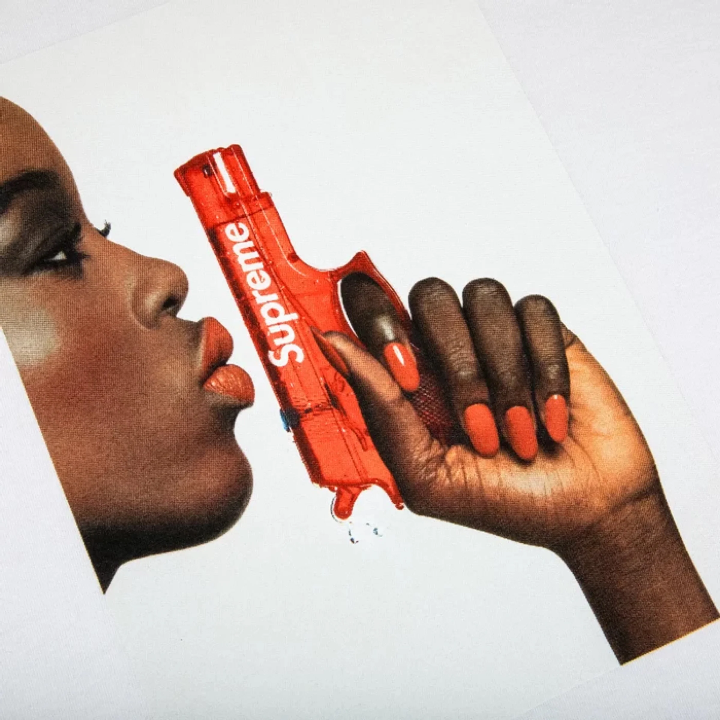 Supreme Water Pistol Tee - White (SS21) - Image 2