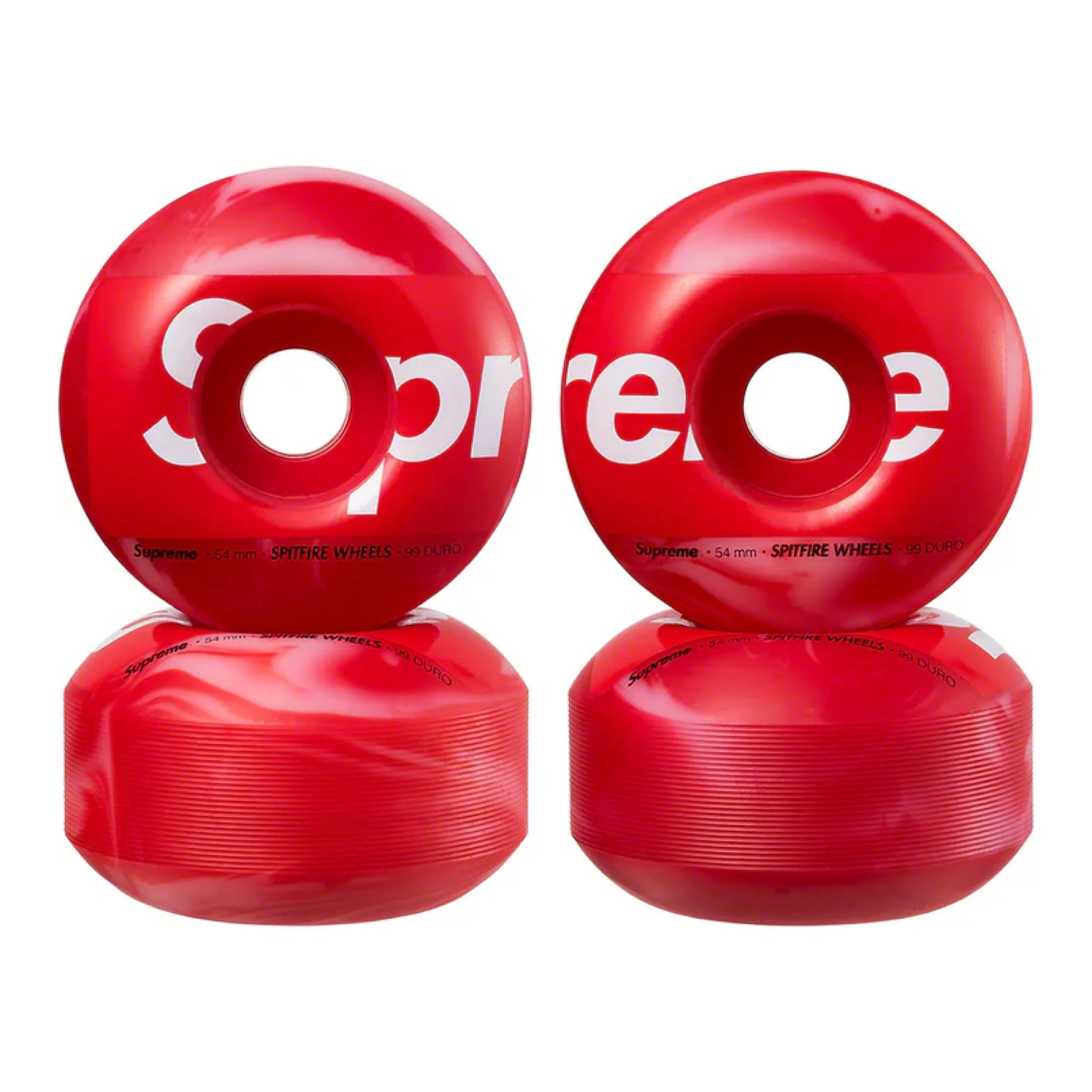 Supreme x Spitfire Shop Logo Wheels - Red - Image 2