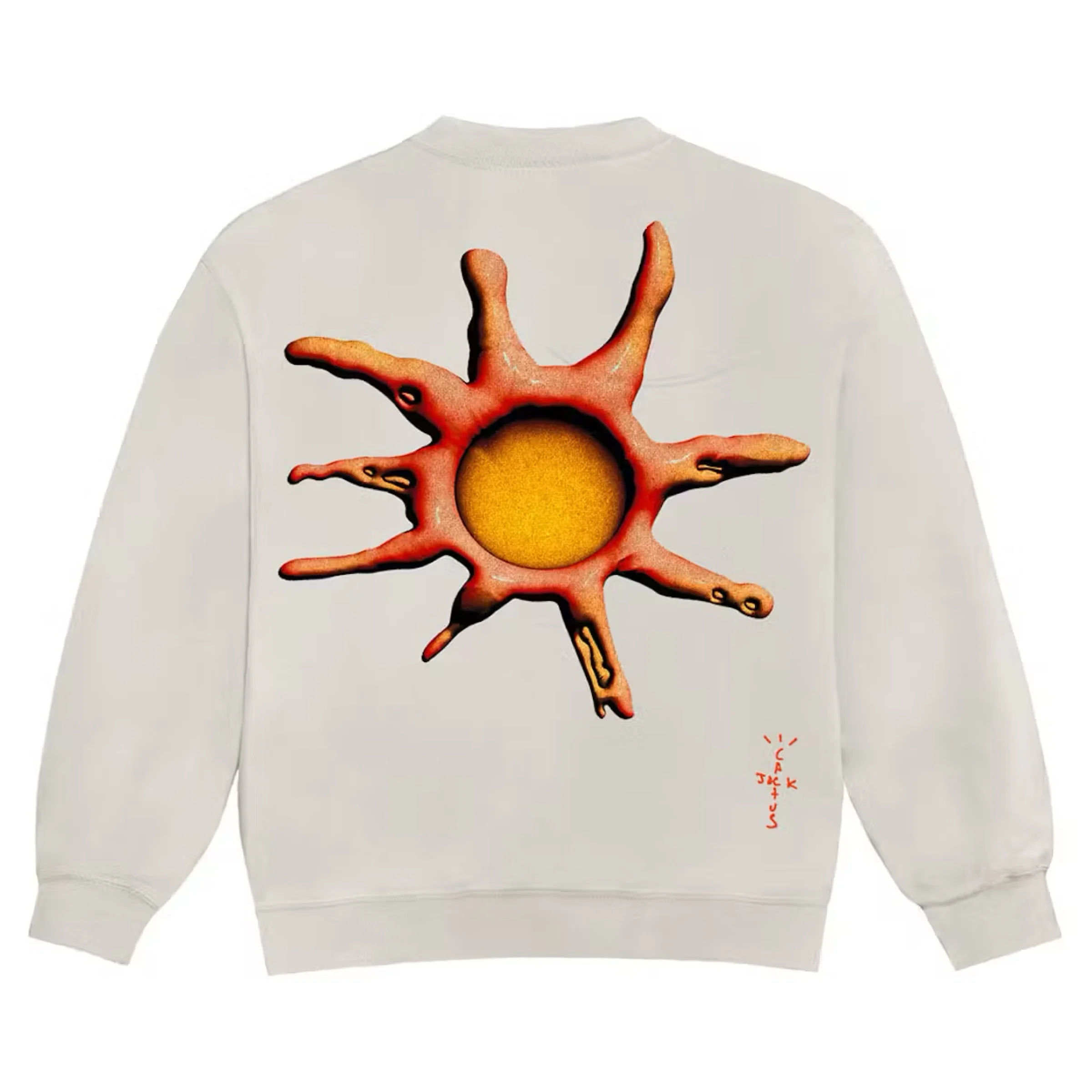 Travis Scott D.L.T.L.F.R.T. Crewneck - Natural - Image 2