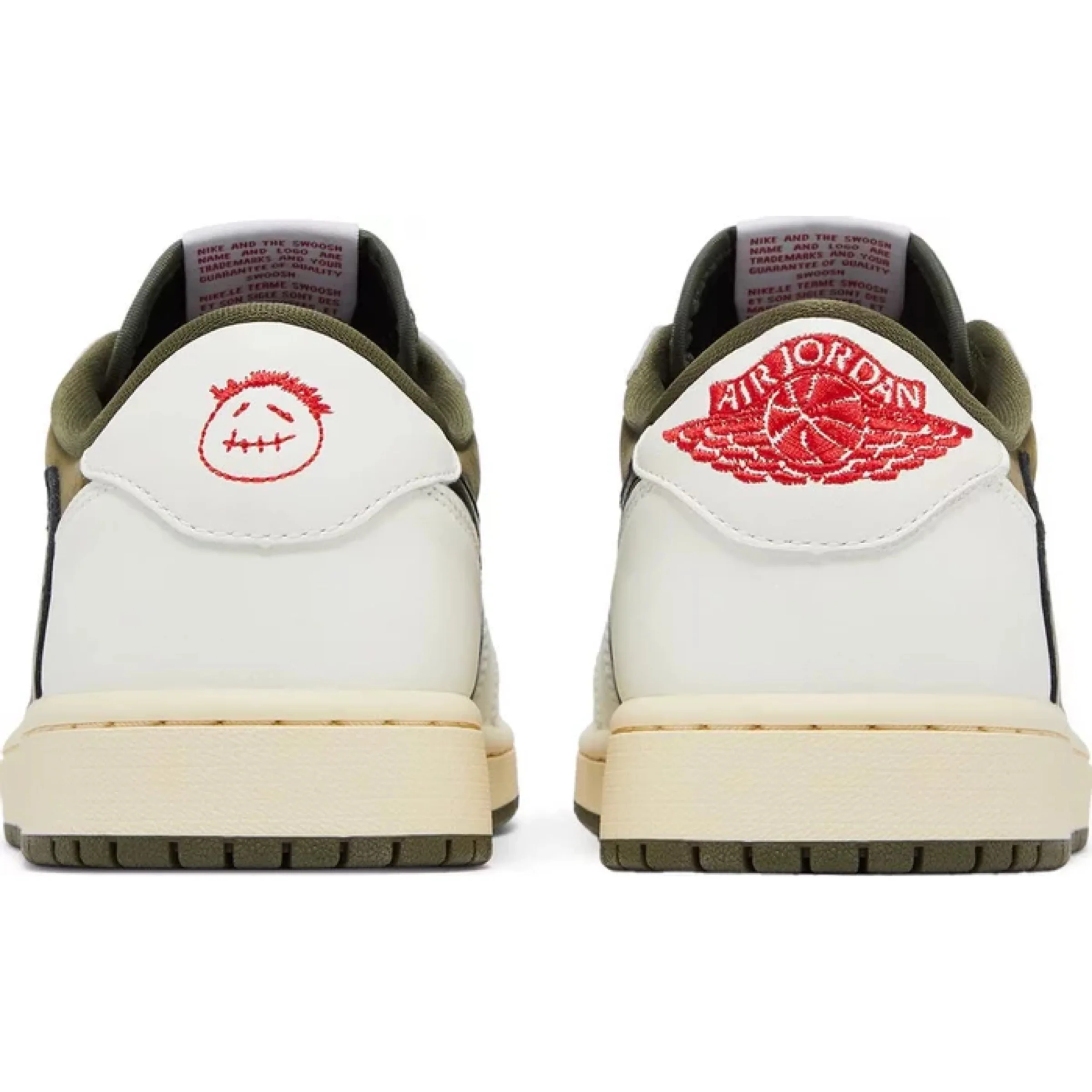 Travis Scott x Air Jordan 1 Retro Low OG SP 'Medium Olive' - Image 4