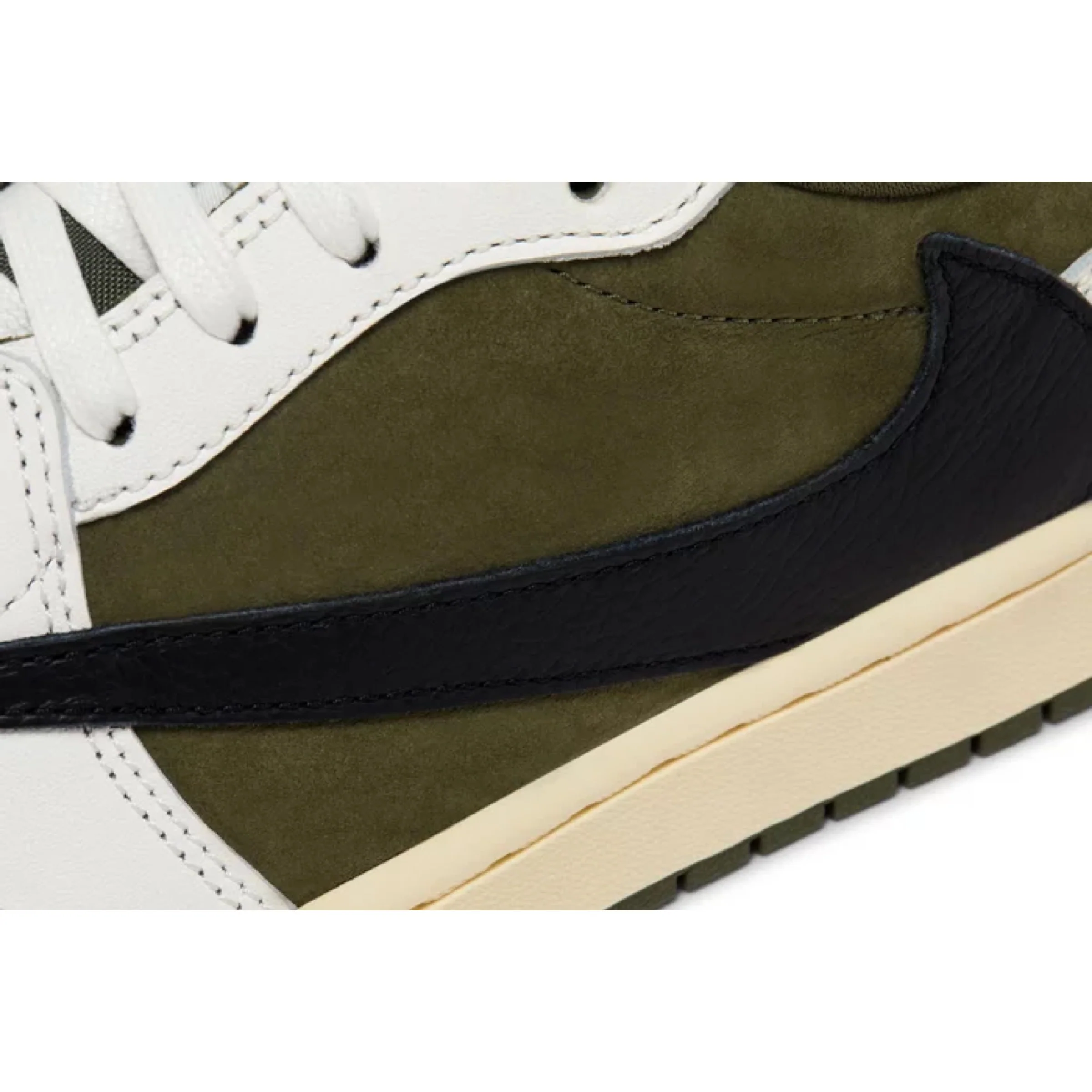 Travis Scott x Air Jordan 1 Retro Low OG SP 'Medium Olive' - Image 7