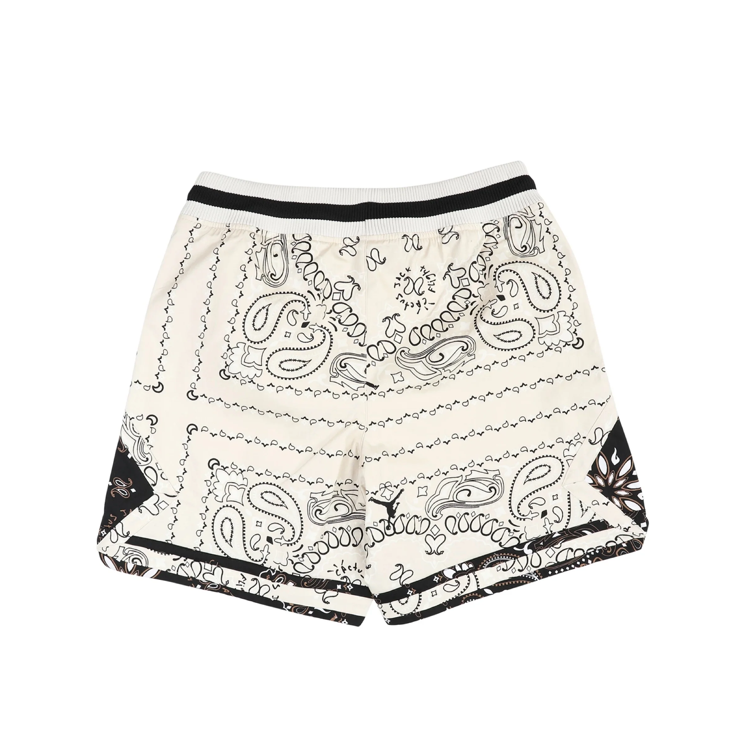 Travis Scott x Jordan Paisley Shorts - Orewood - Image 2