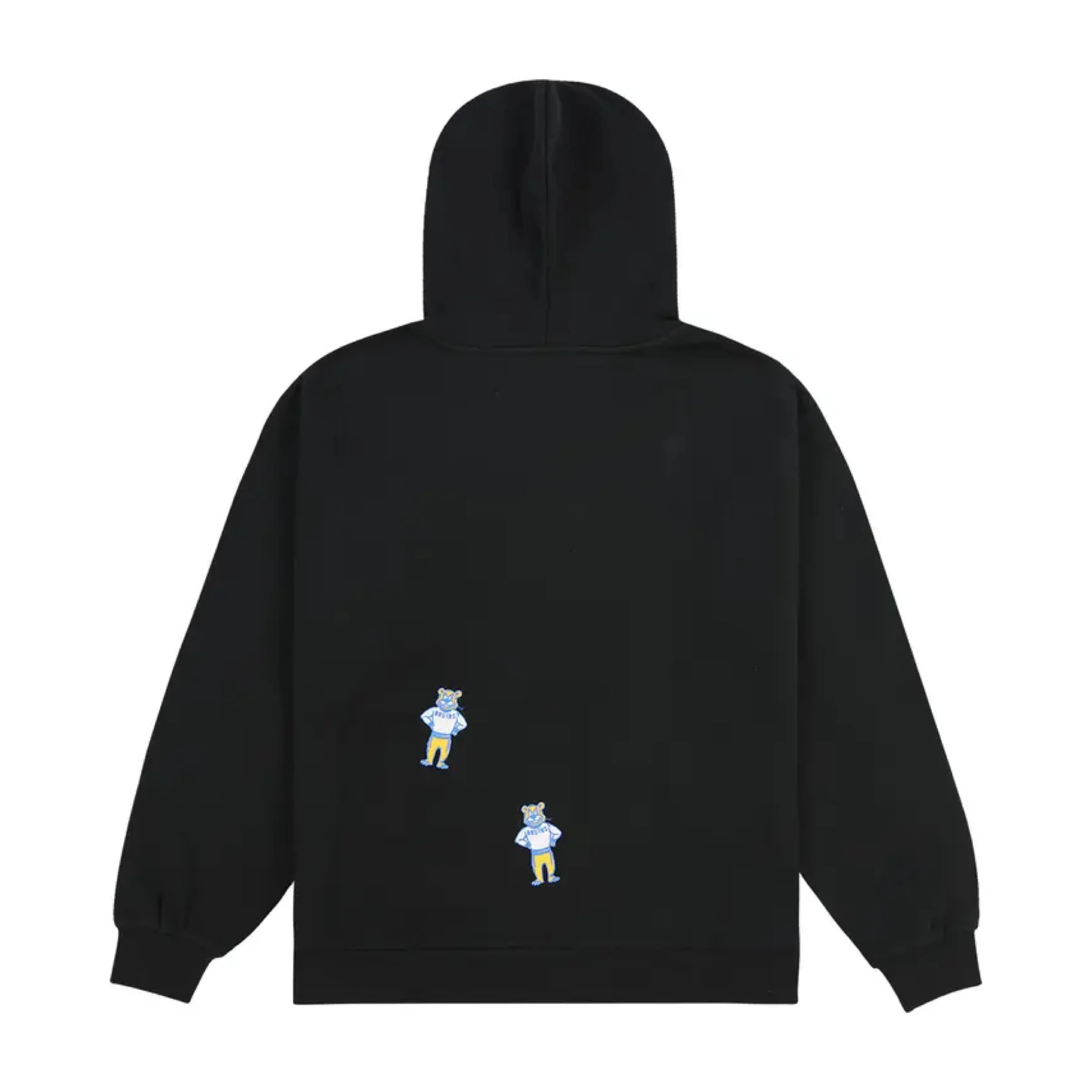 Travis Scott x Mitchell & Ness UCLA Bruins Overlap Pullover Hoodie - Black - Image 2