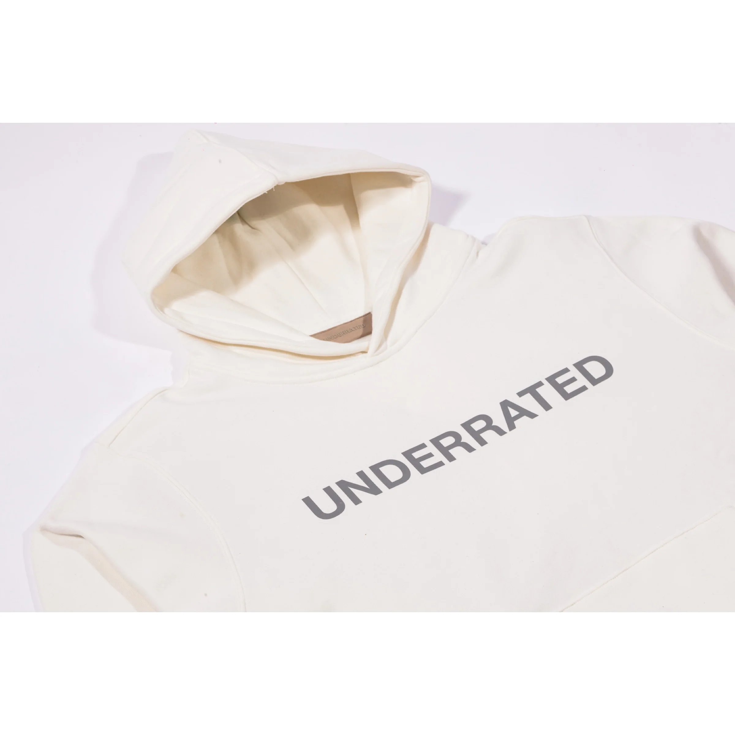 UNDERRATED 3M Reflective Hoodie - White - Image 9