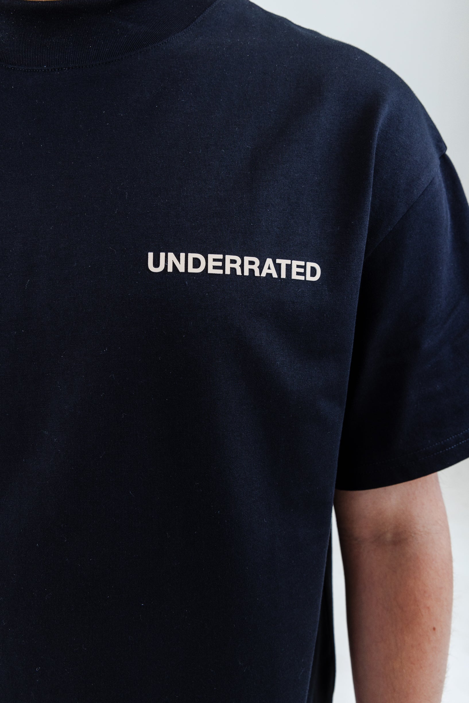 UNDERRATED Classic Logo T-Shirt - Black - Image 7