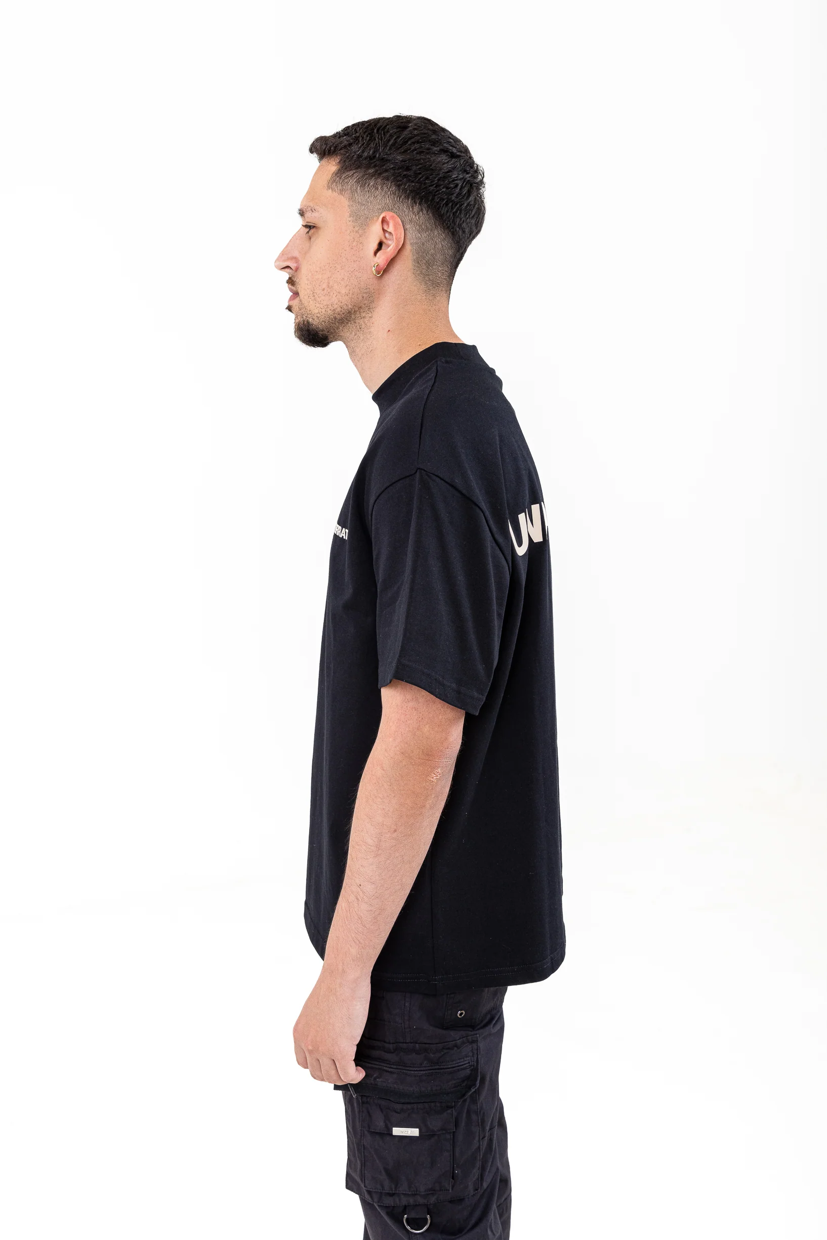 UNDERRATED Classic Logo T-Shirt - Black - Image 8