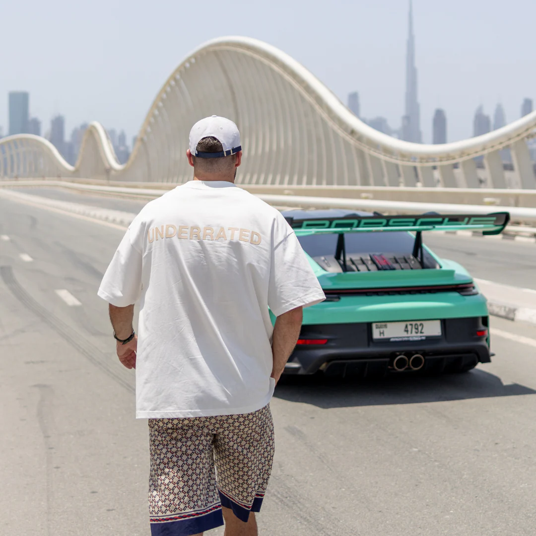 UNDERRATED Classic Logo T-Shirt - White - Image 9