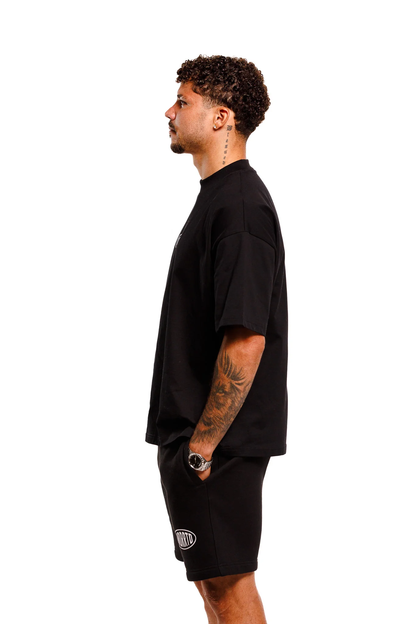 UNDERRATED Stamp T-Shirt - Black - Image 4